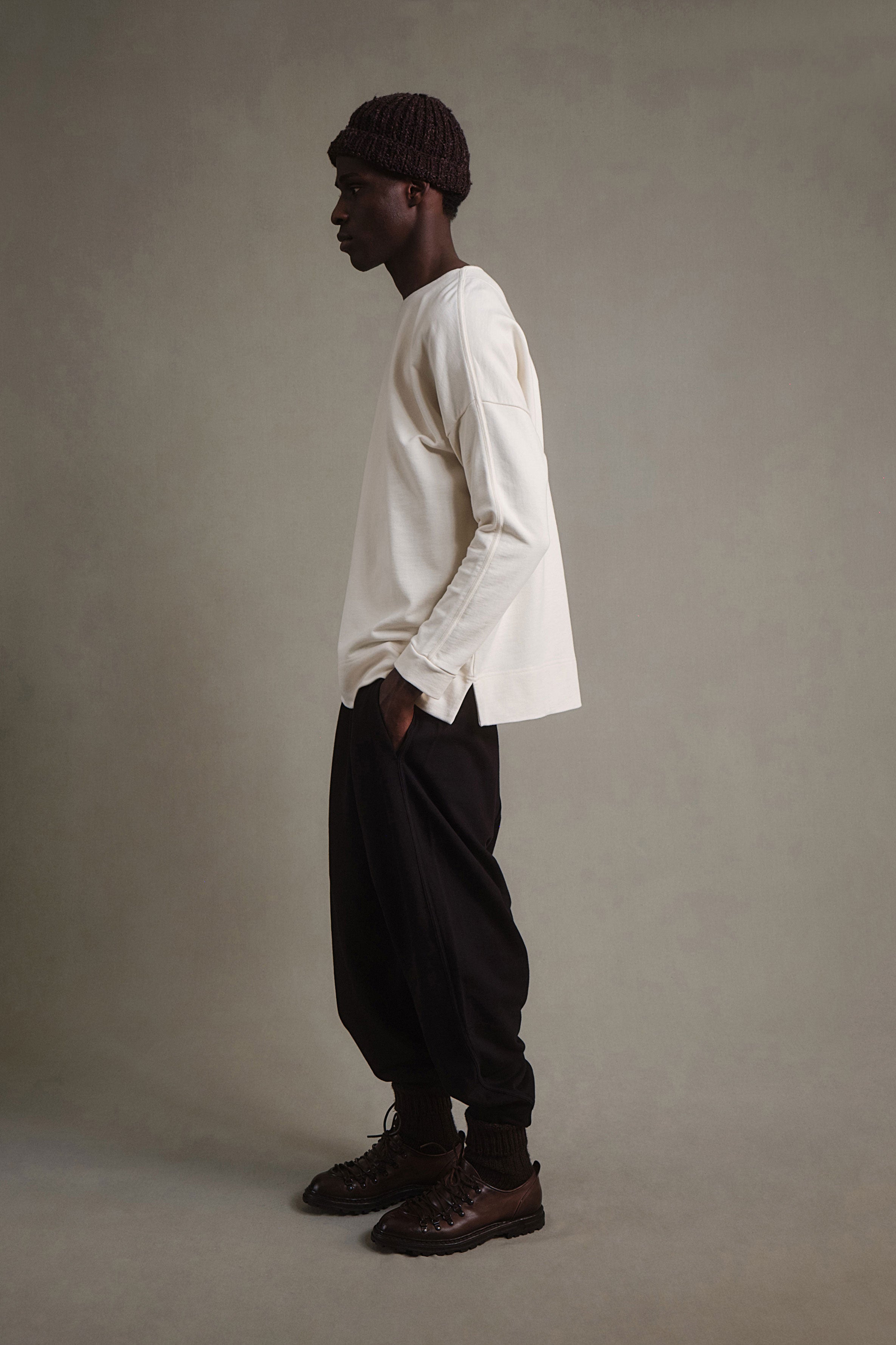 THE ACROBAT JUMPER / LOOP BACK JERSEY RAW