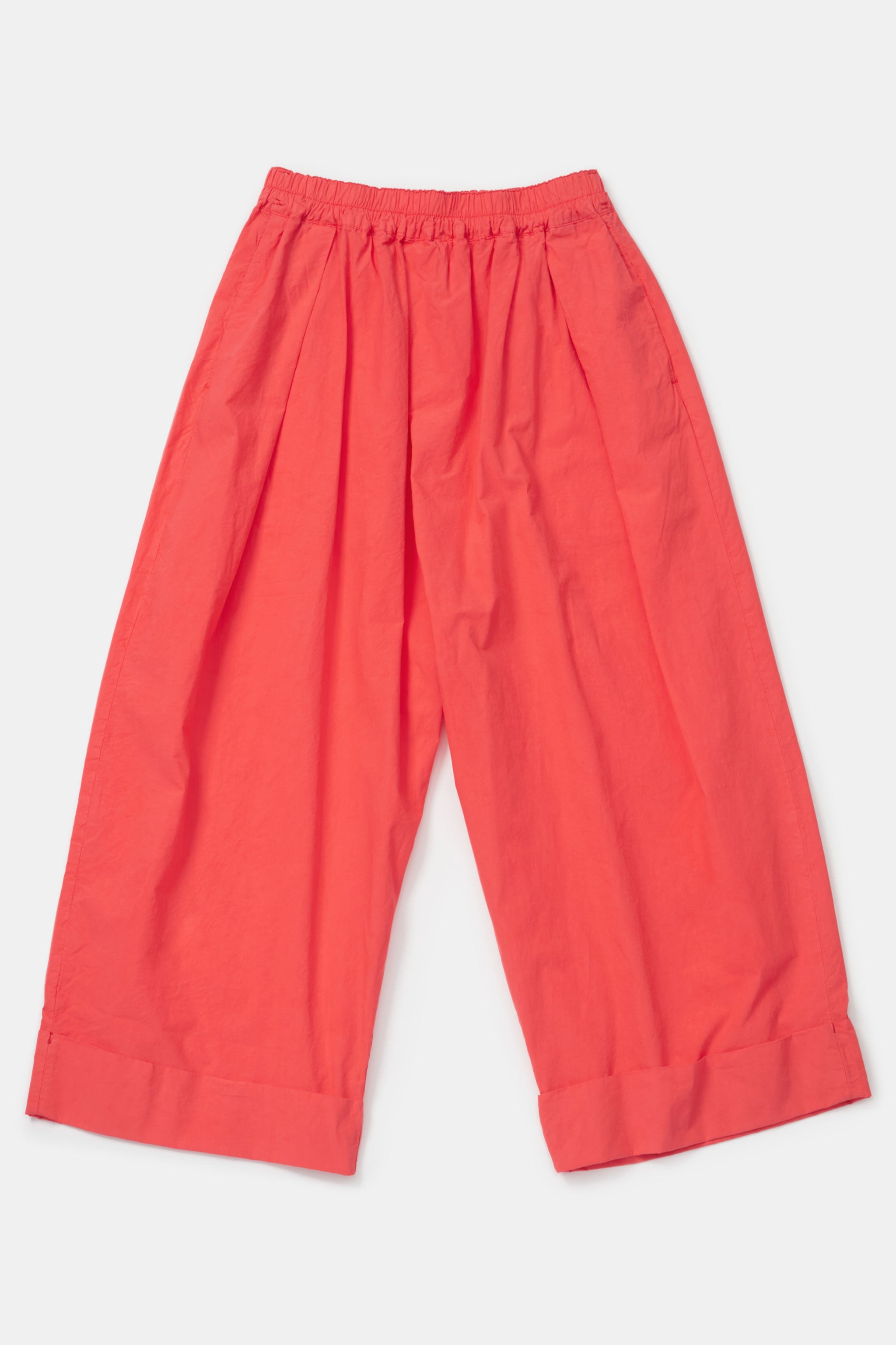 THE BAKER TROUSER / POPLIN TOMATO