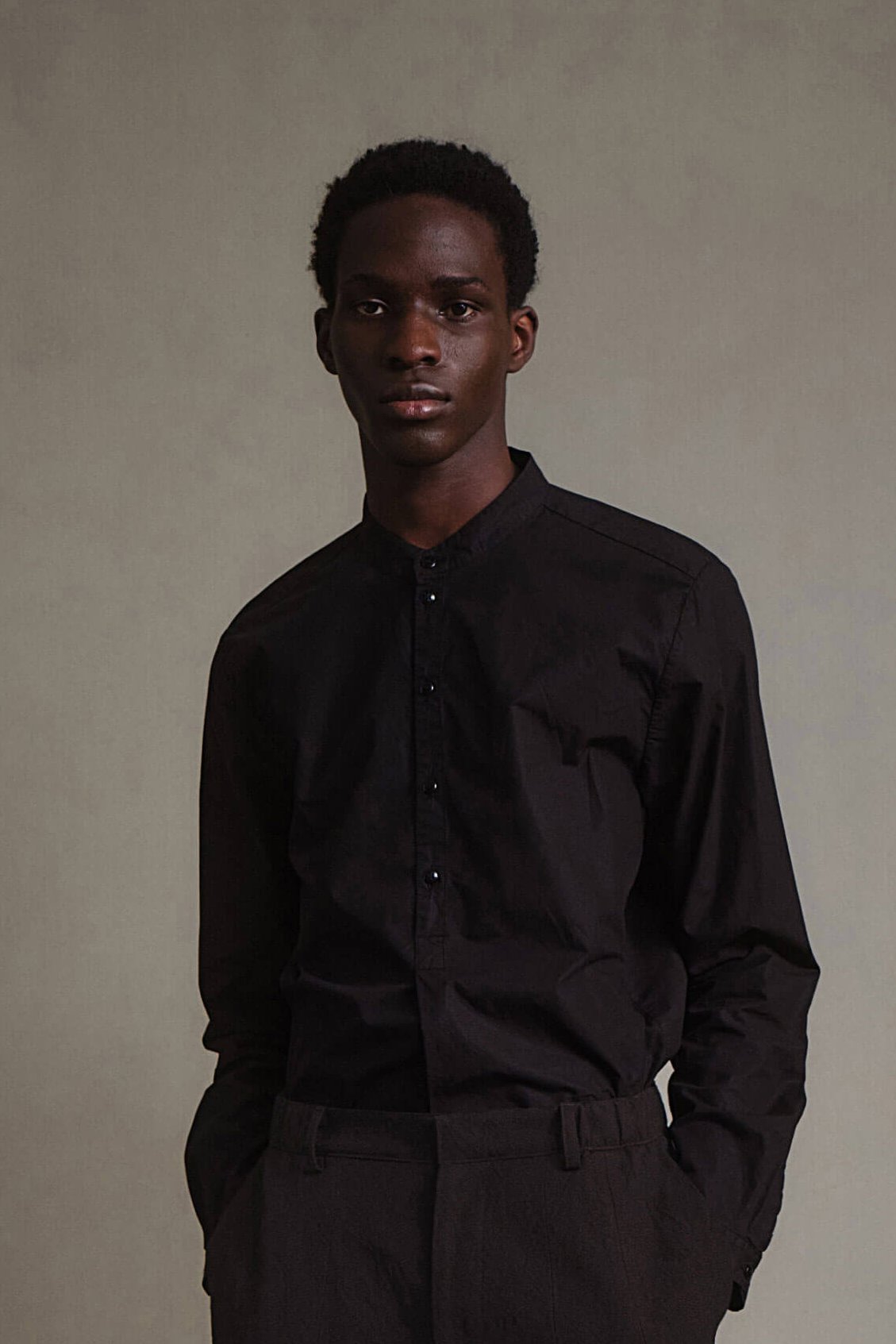 THE BOTANIST SHIRT / POPLIN FLINT