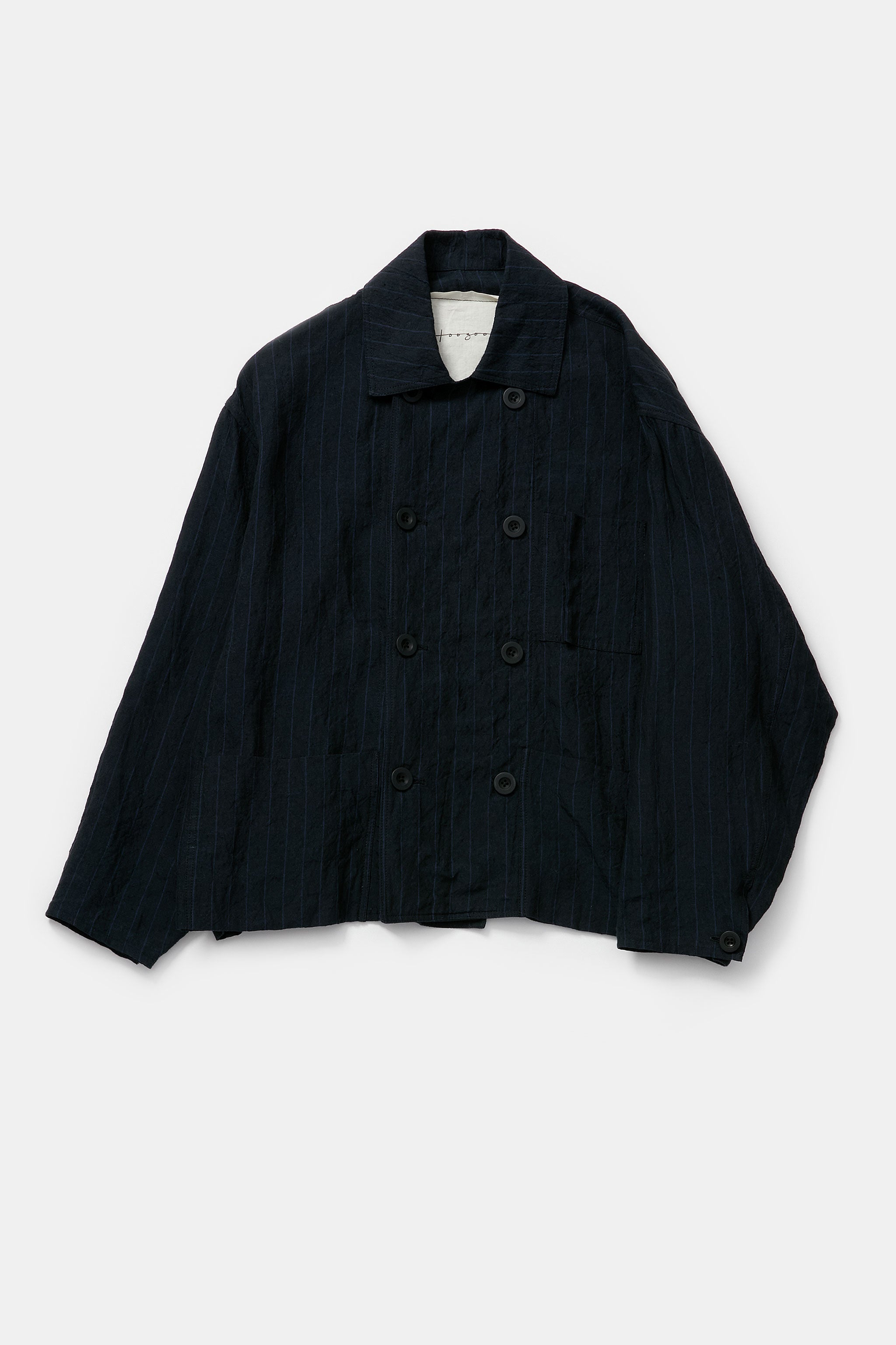 THE COOK JACKET / BUTCHER STRIPE INK