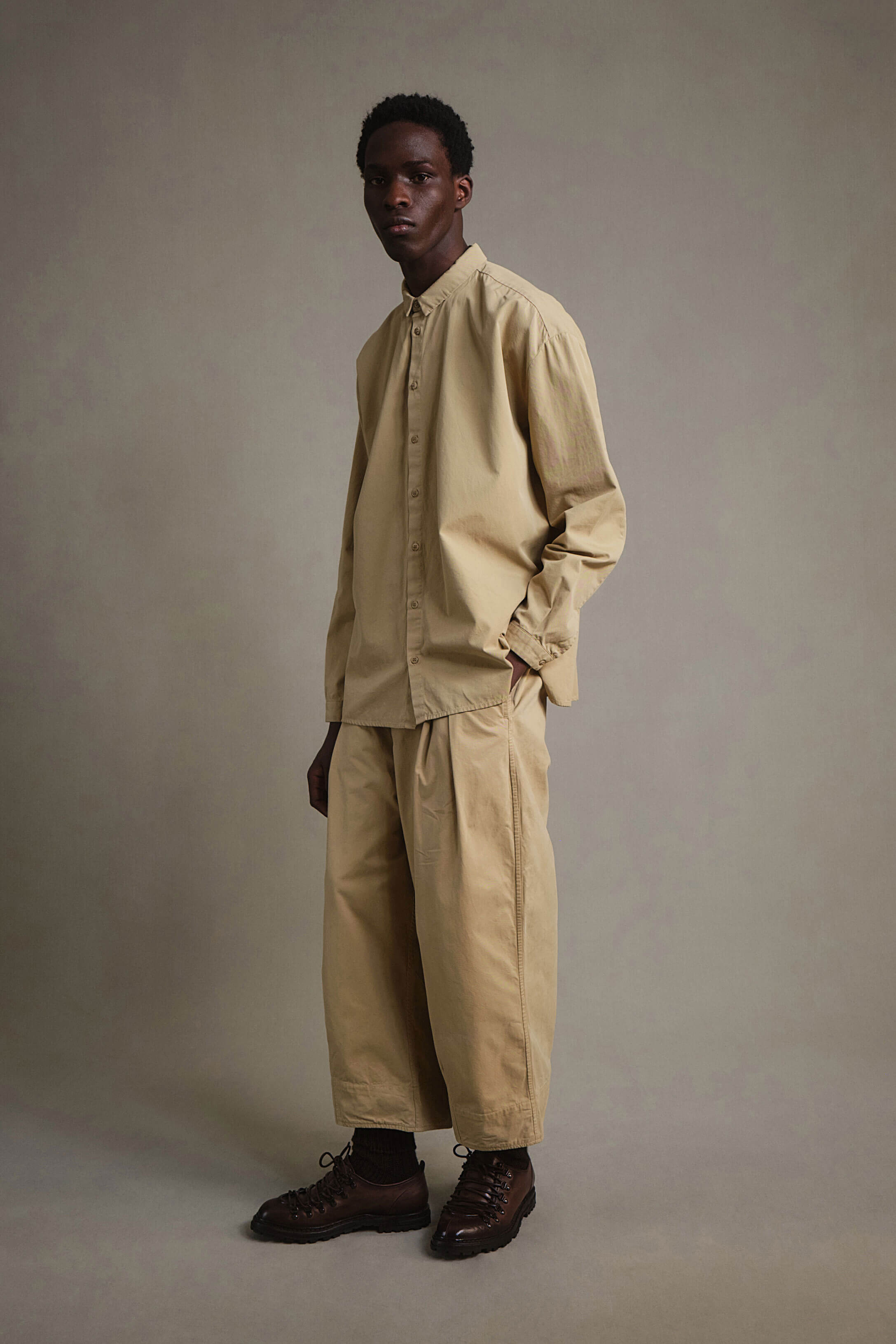 THE ETCHER TROUSER / WORK TWILL SAND