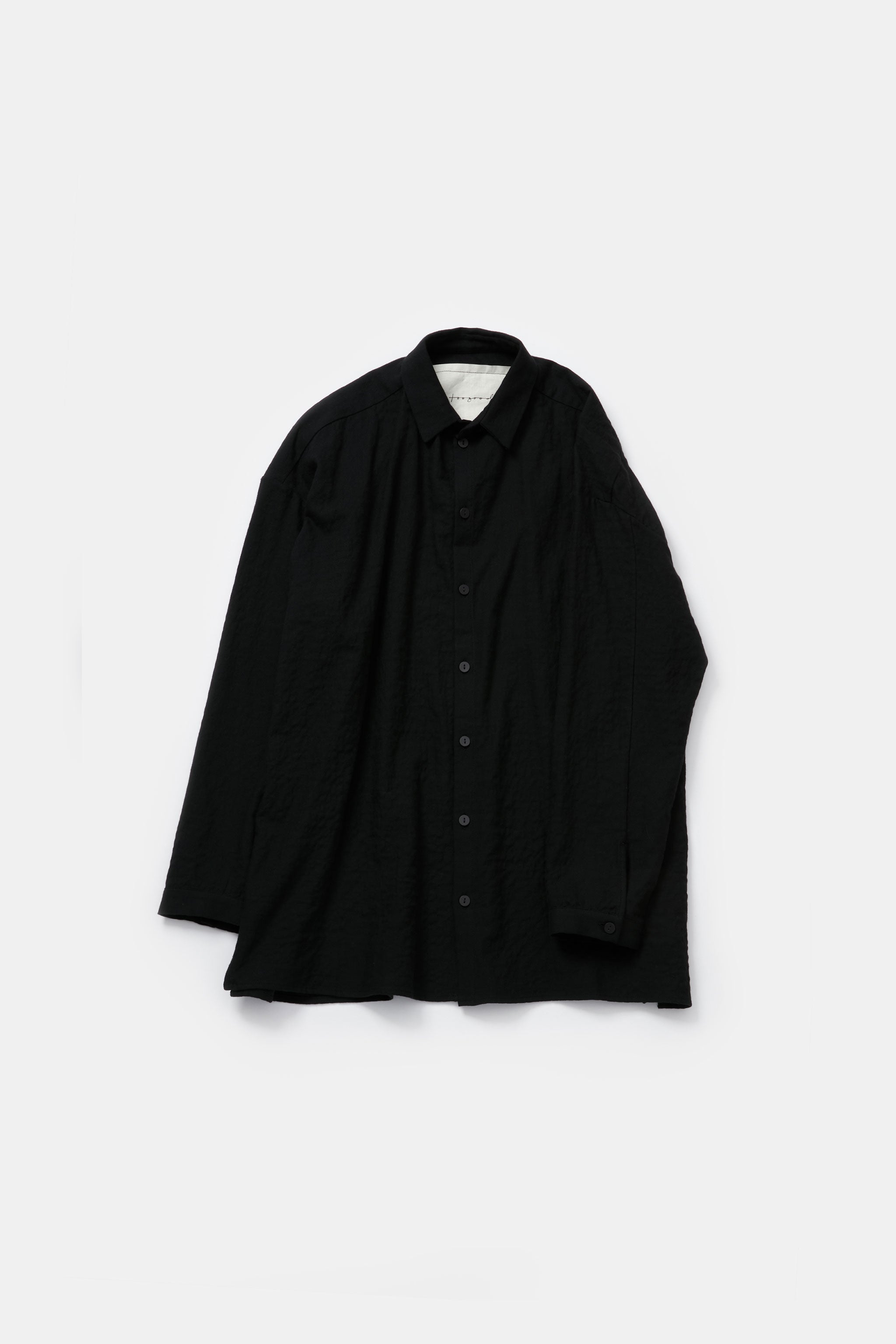 THE DRAUGHTSMAN SHIRT / WRINKLED TWILL FLINT