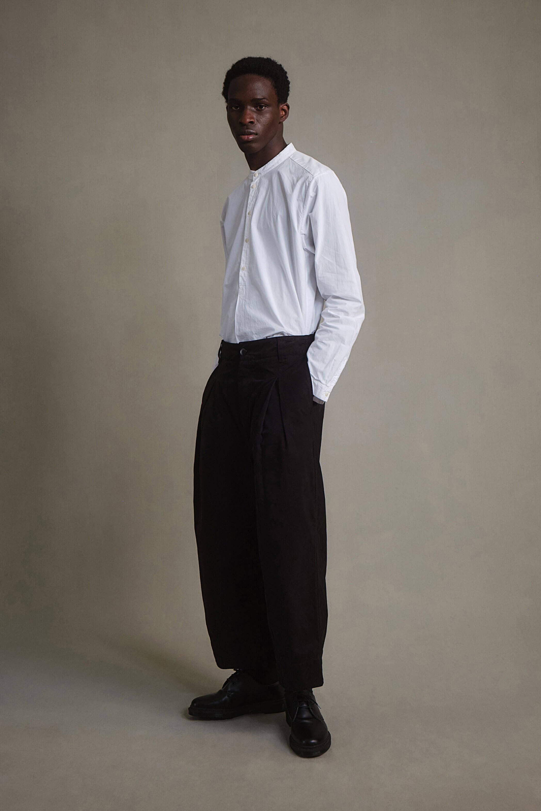 THE ETCHER TROUSER / WORK TWILL FLINT