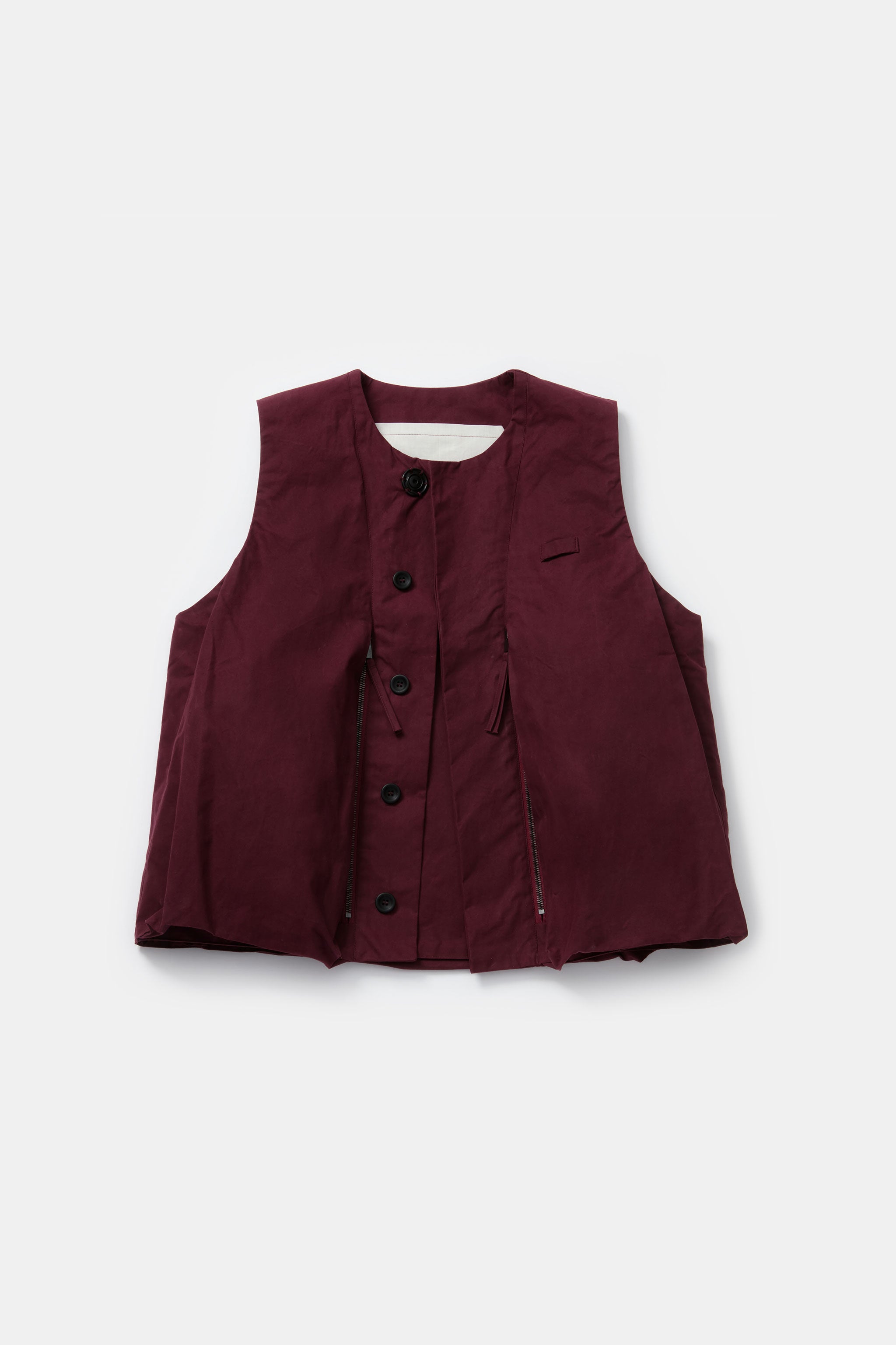 THE GHILLIE VEST / WAX COTTON PORT