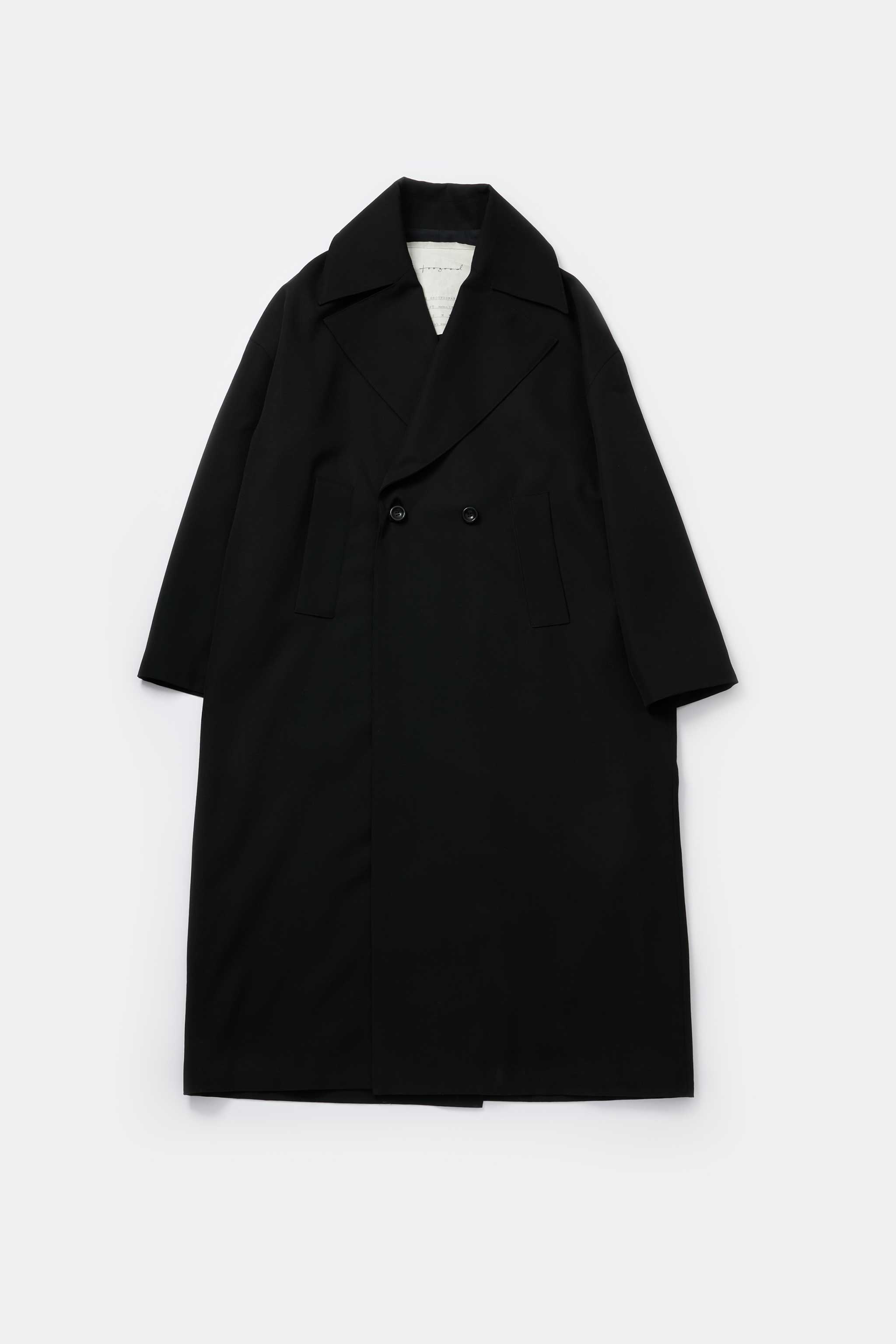 THE GROUNDSMAN COAT / COMPACT SUITING FLINT