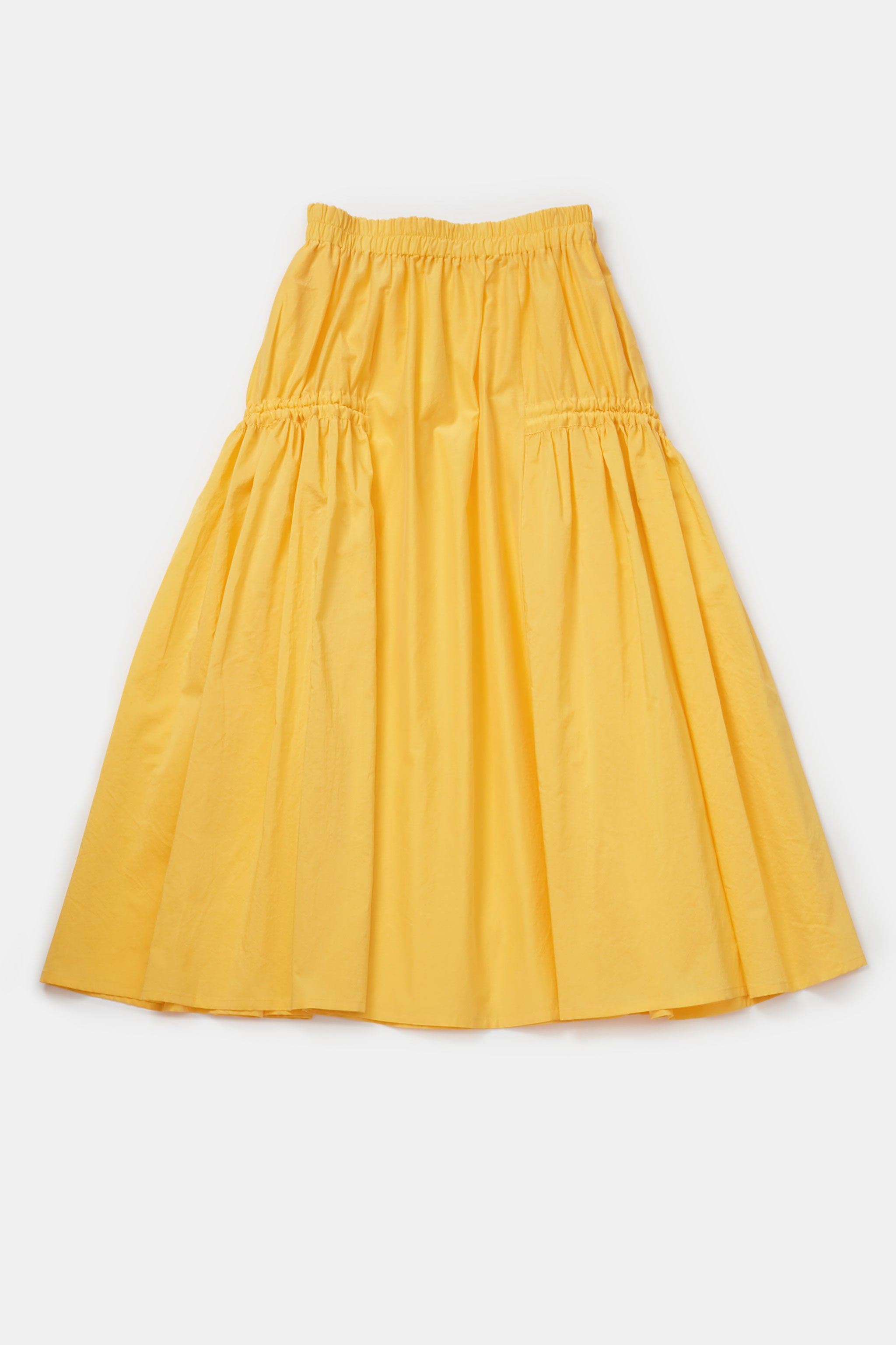 THE HARVESTER SKIRT / COTTON SILK FRIED EGG