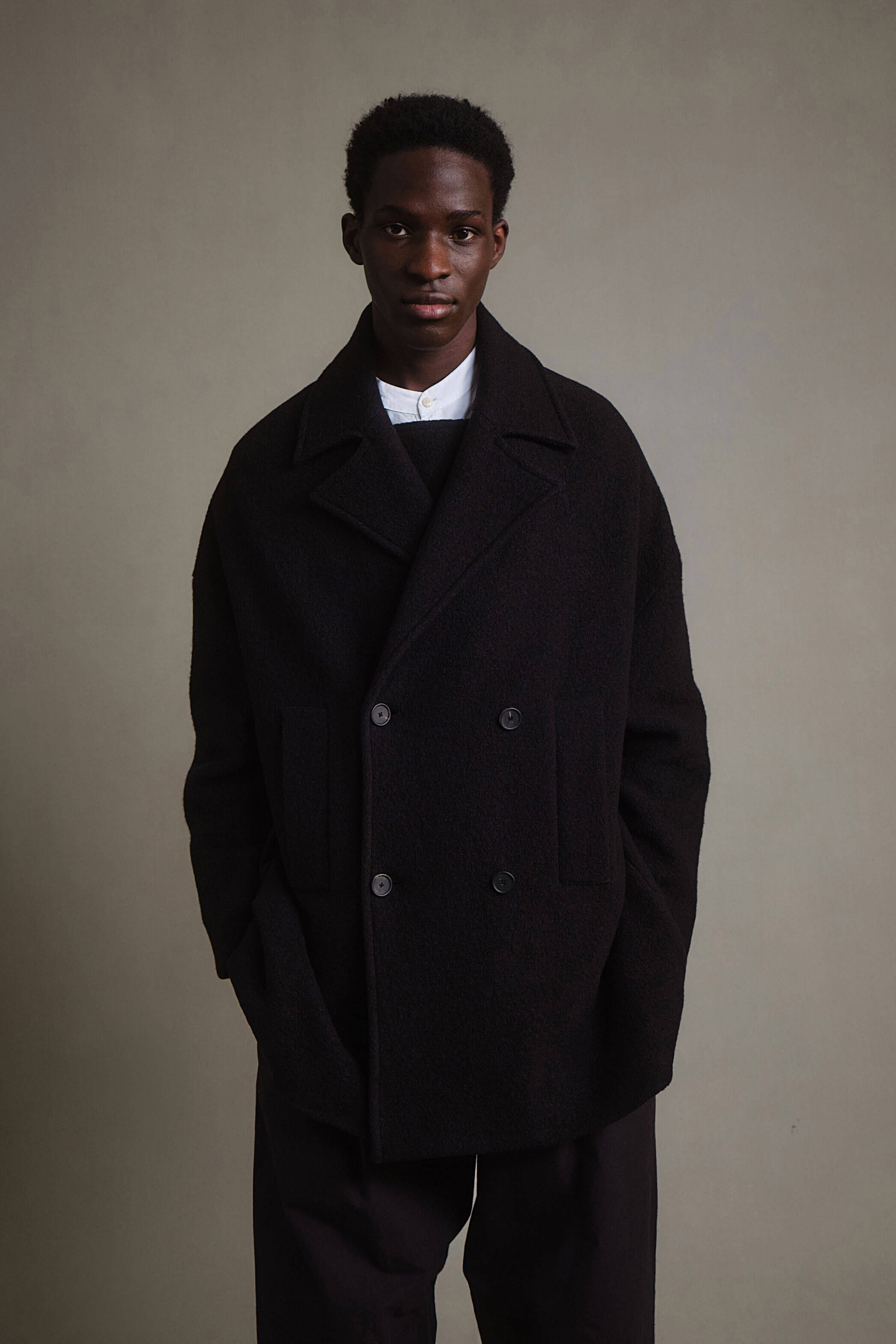 THE LOGGER COAT / WOOL FLEECE FLINT