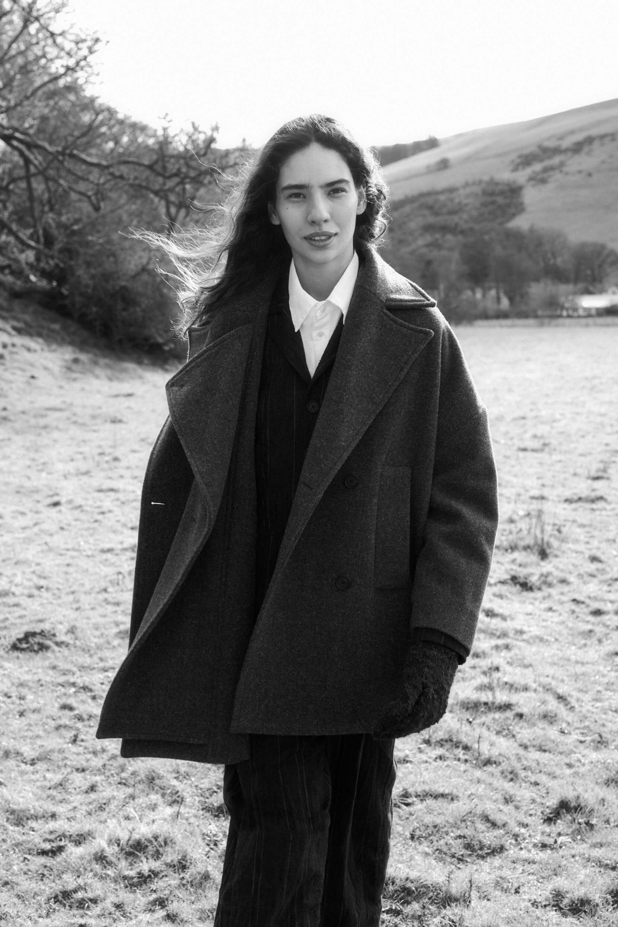 THE LOGGER COAT / WOOL TWEED HEATHLAND