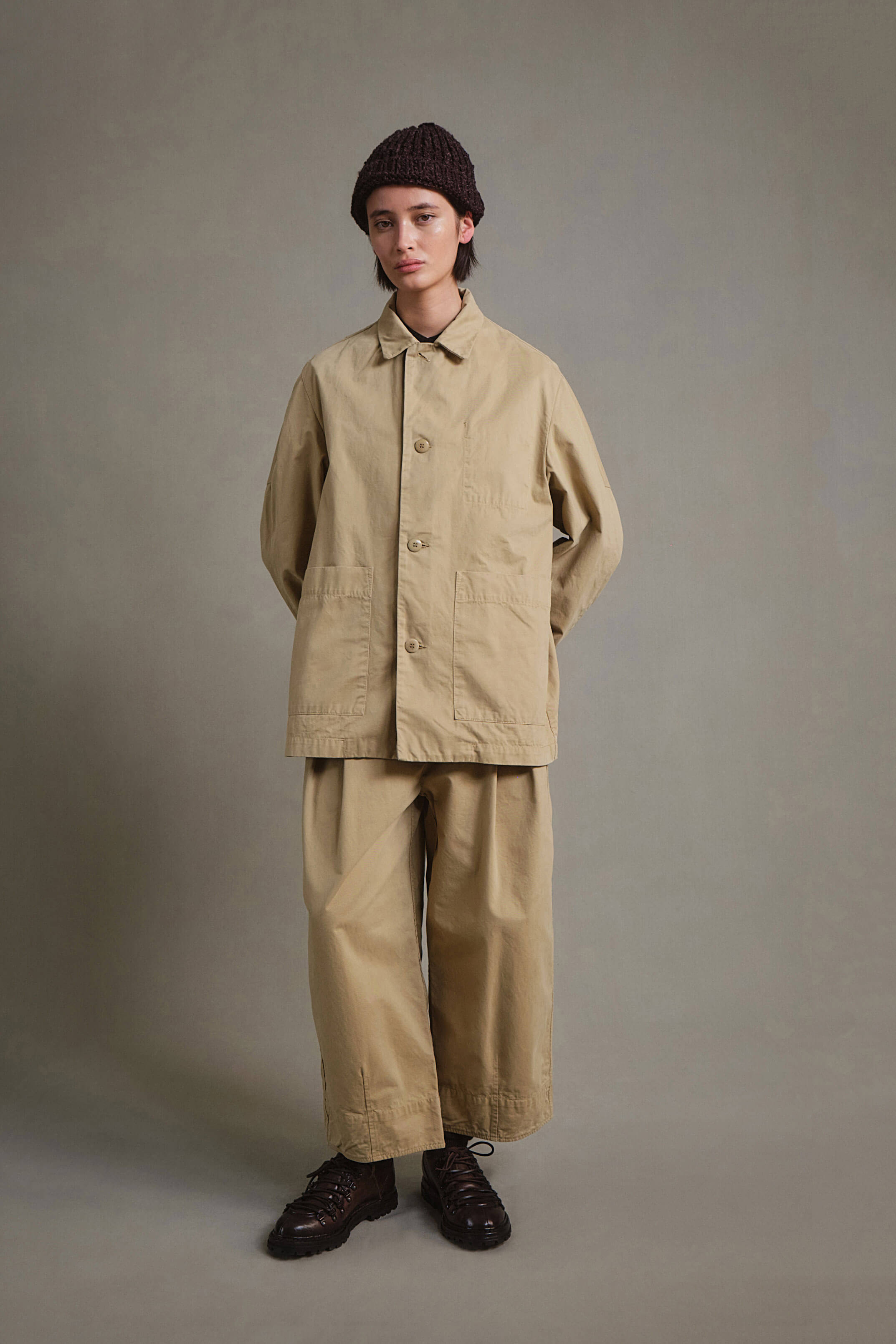 THE MECHANIC JACKET / WORK TWILL SAND