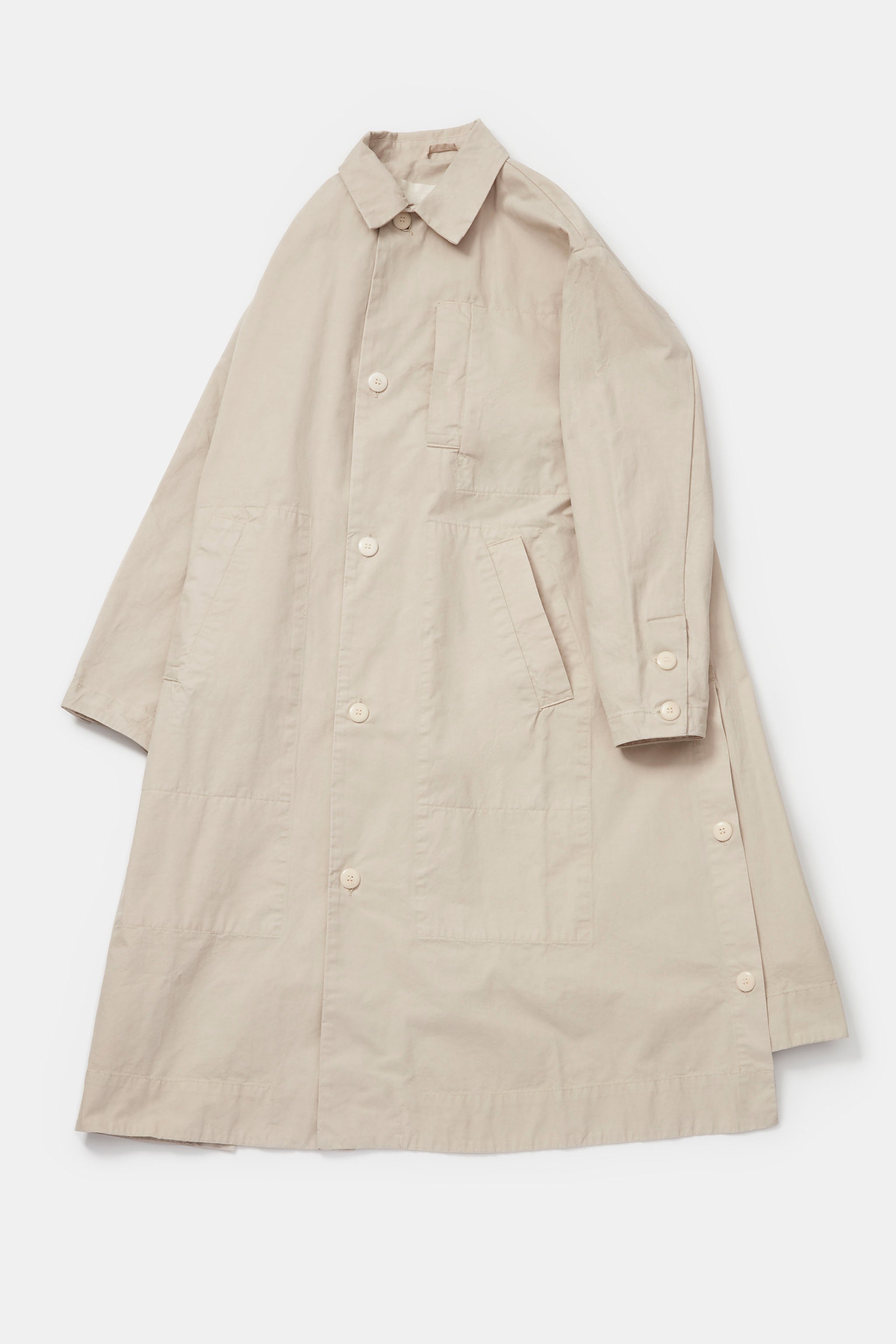 THE MESSENGER COAT / WORK TWILL PORRIDGE