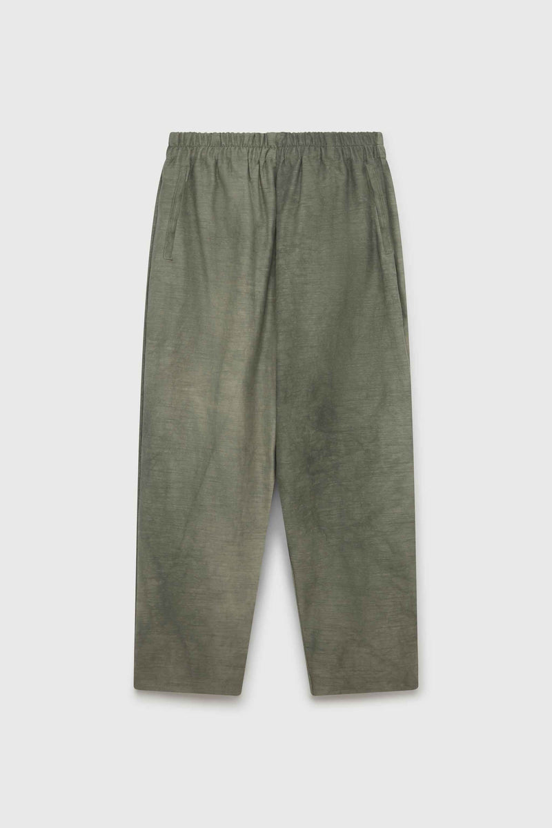 THE PAPER MAKER TROUSER / WASHED COTTON WOOL OXIDE