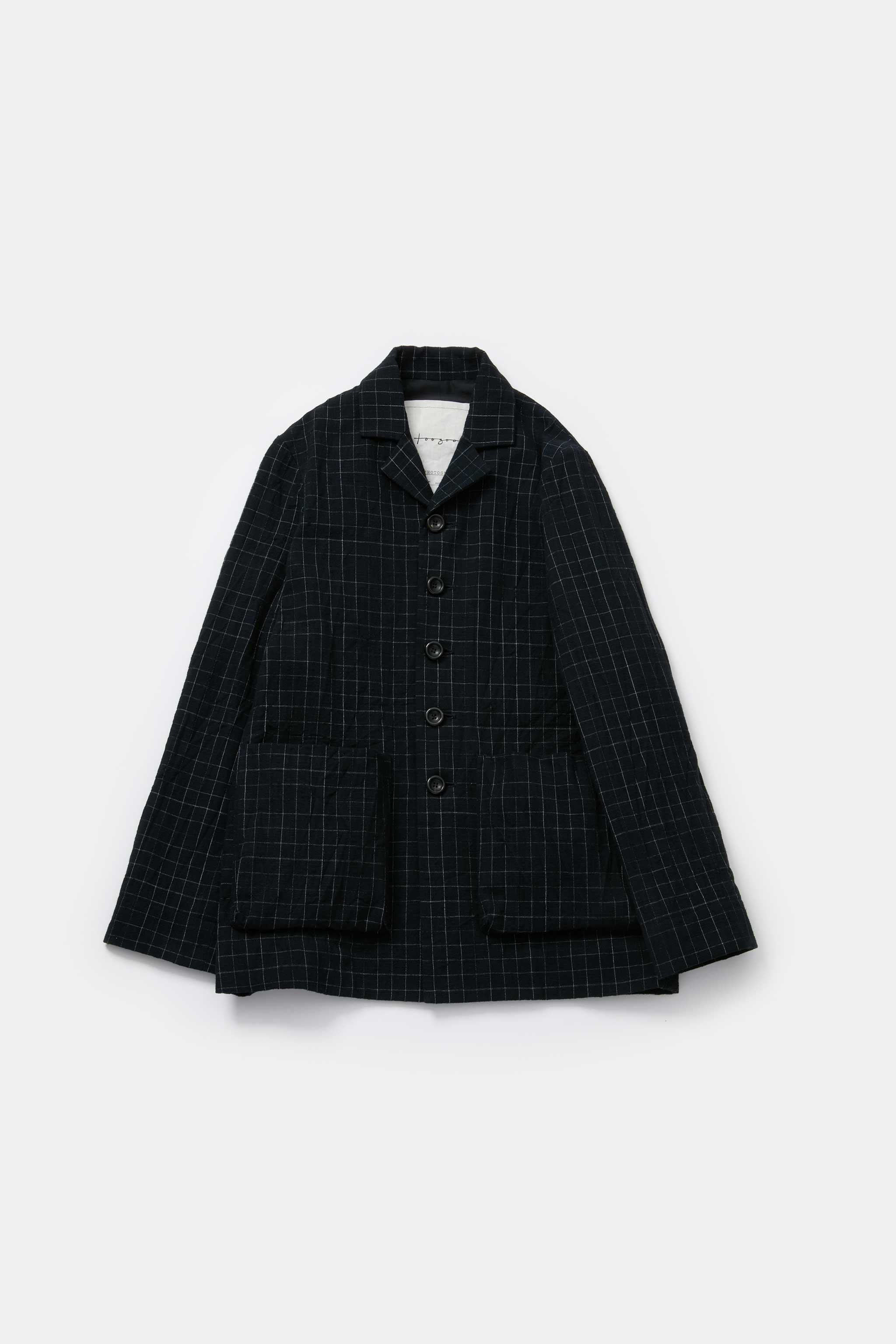 THE PHOTOGRAPHER JACKET / CRUMPLED CHECK INK