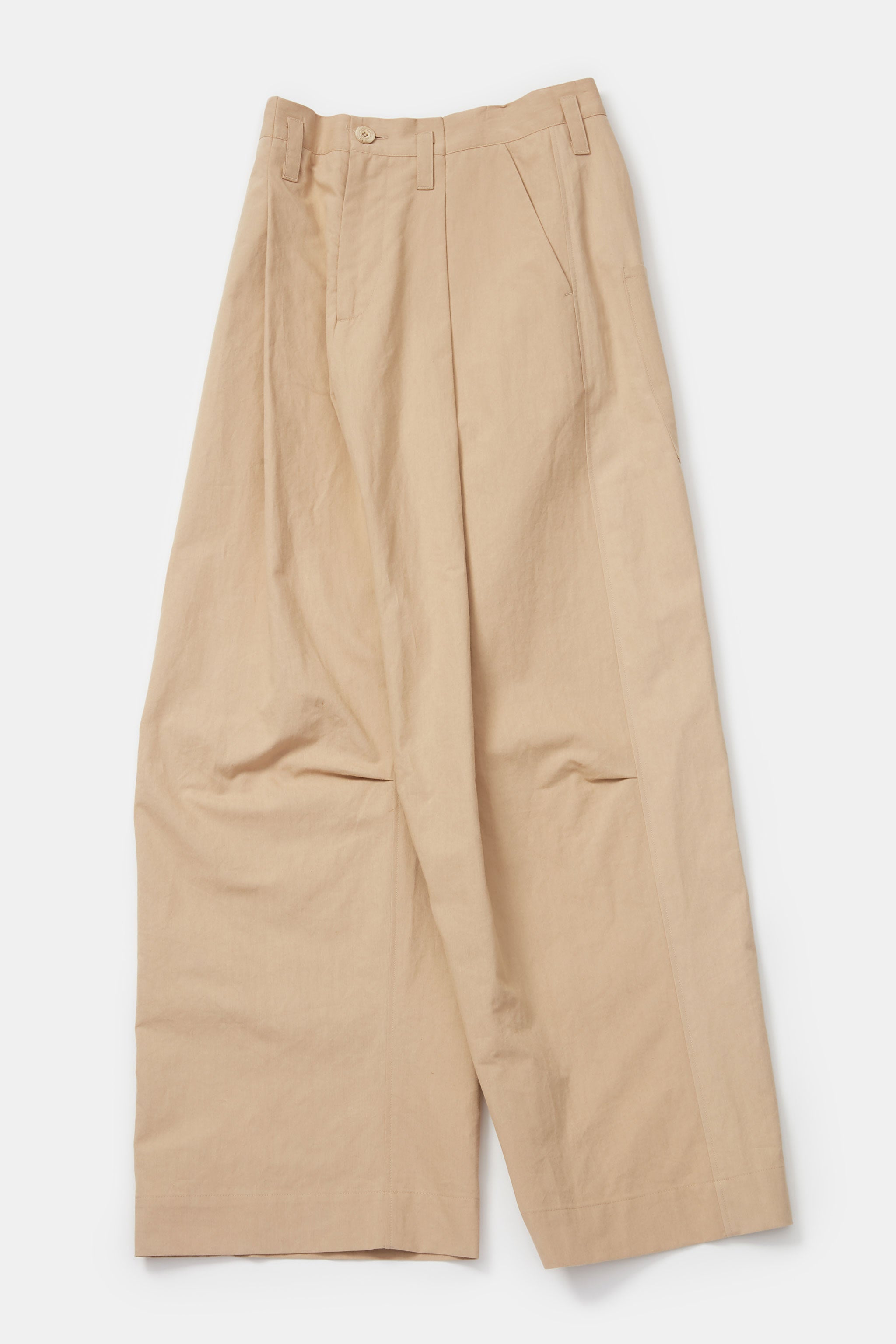 THE POTTER TROUSER / PAPER SUITING MILKY TEA