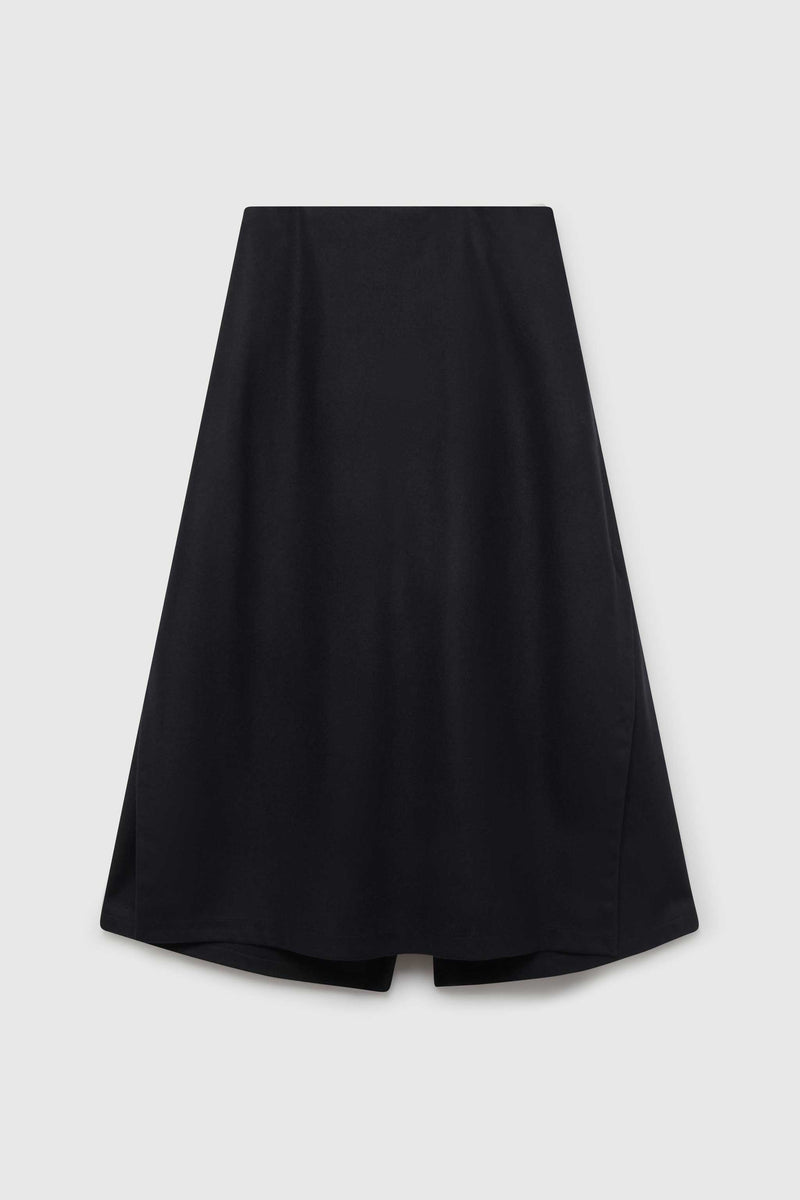 THE PRINTER CULOTTE / FELTED LAMBSWOOL MW FLINT