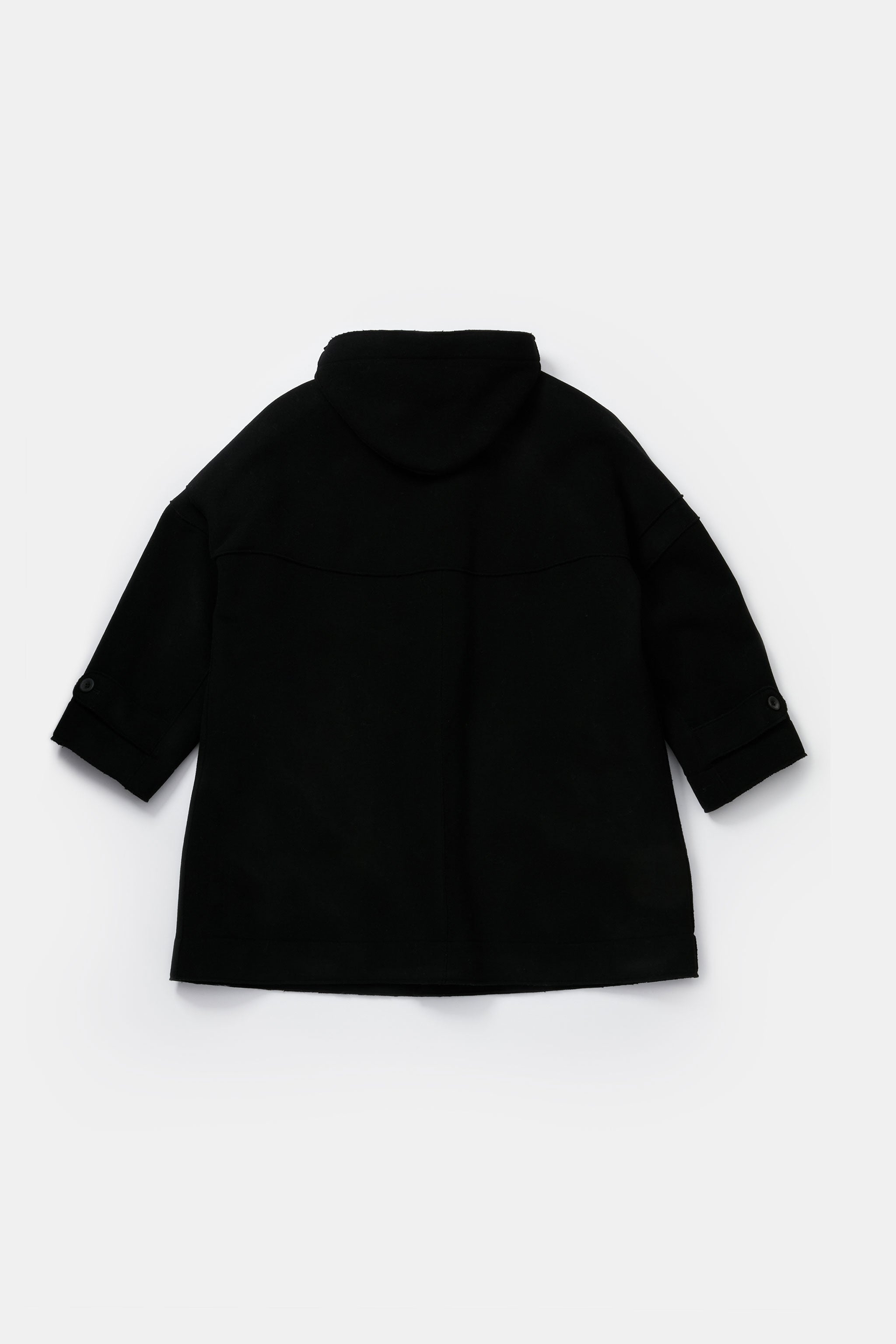 THE SCHOLAR COAT / RAW CUT FELT FLINT