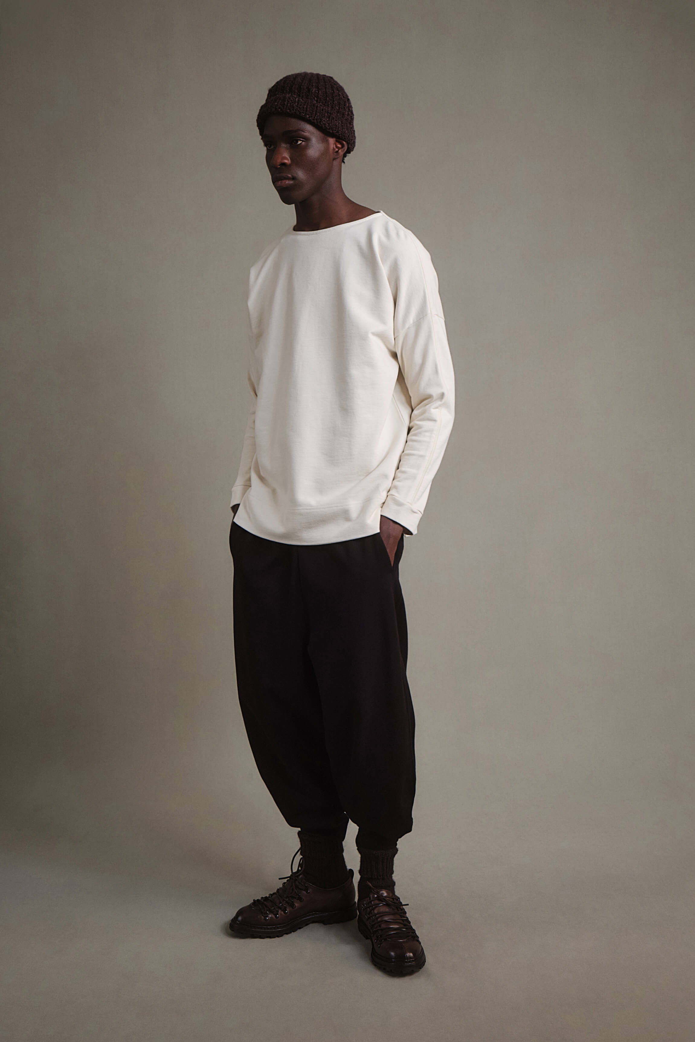 THE ACROBAT JUMPER / LOOP BACK JERSEY RAW