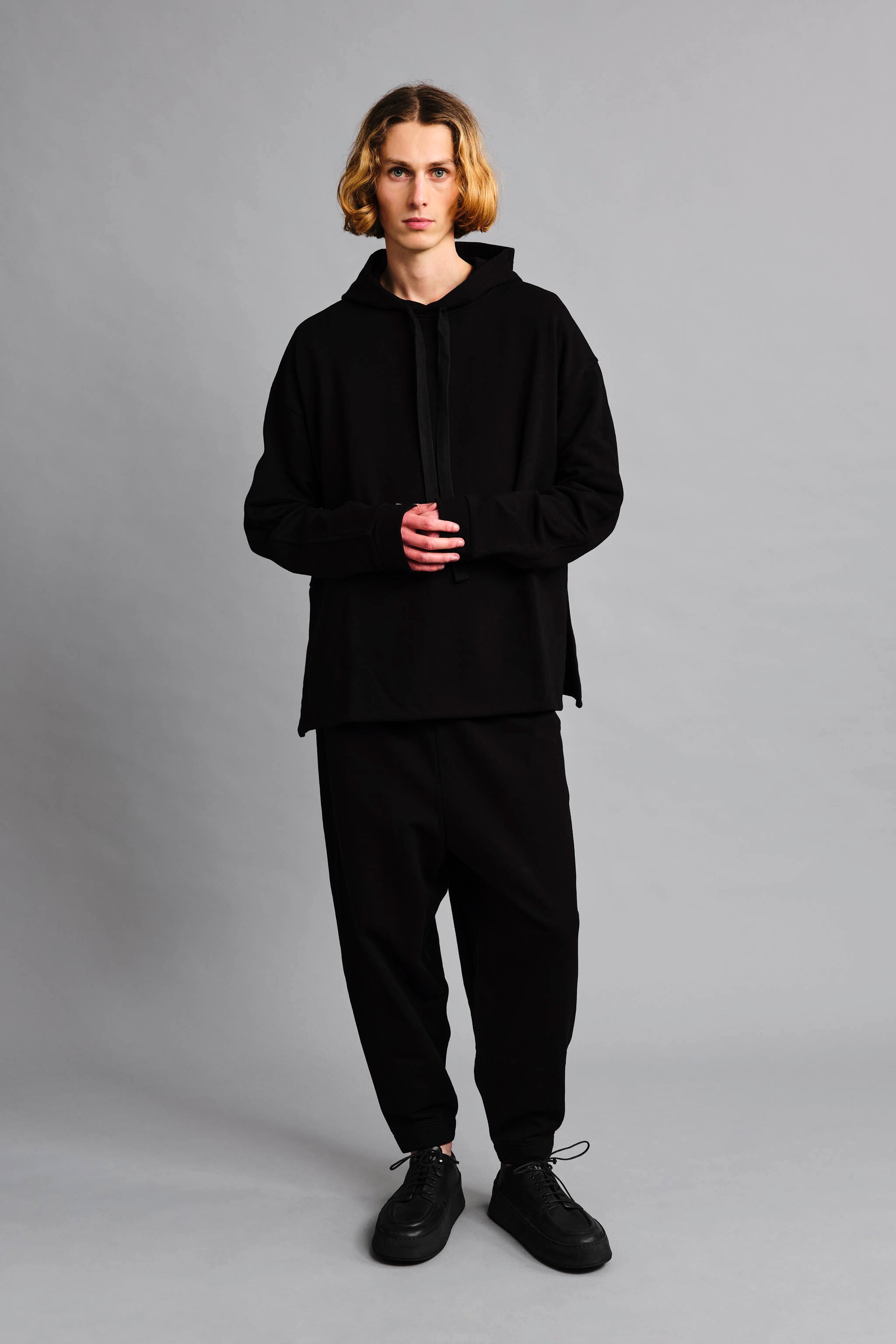 THE ACROBAT TROUSER / LOOP BACK JERSEY FLINT