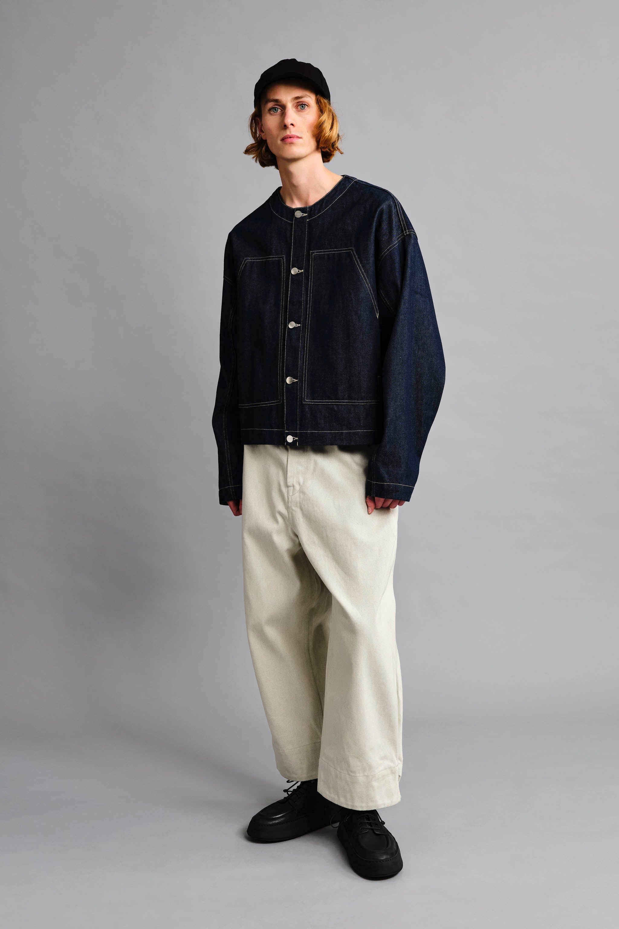 THE SKIPPER JACKET / ORGANIC DENIM INDIGO