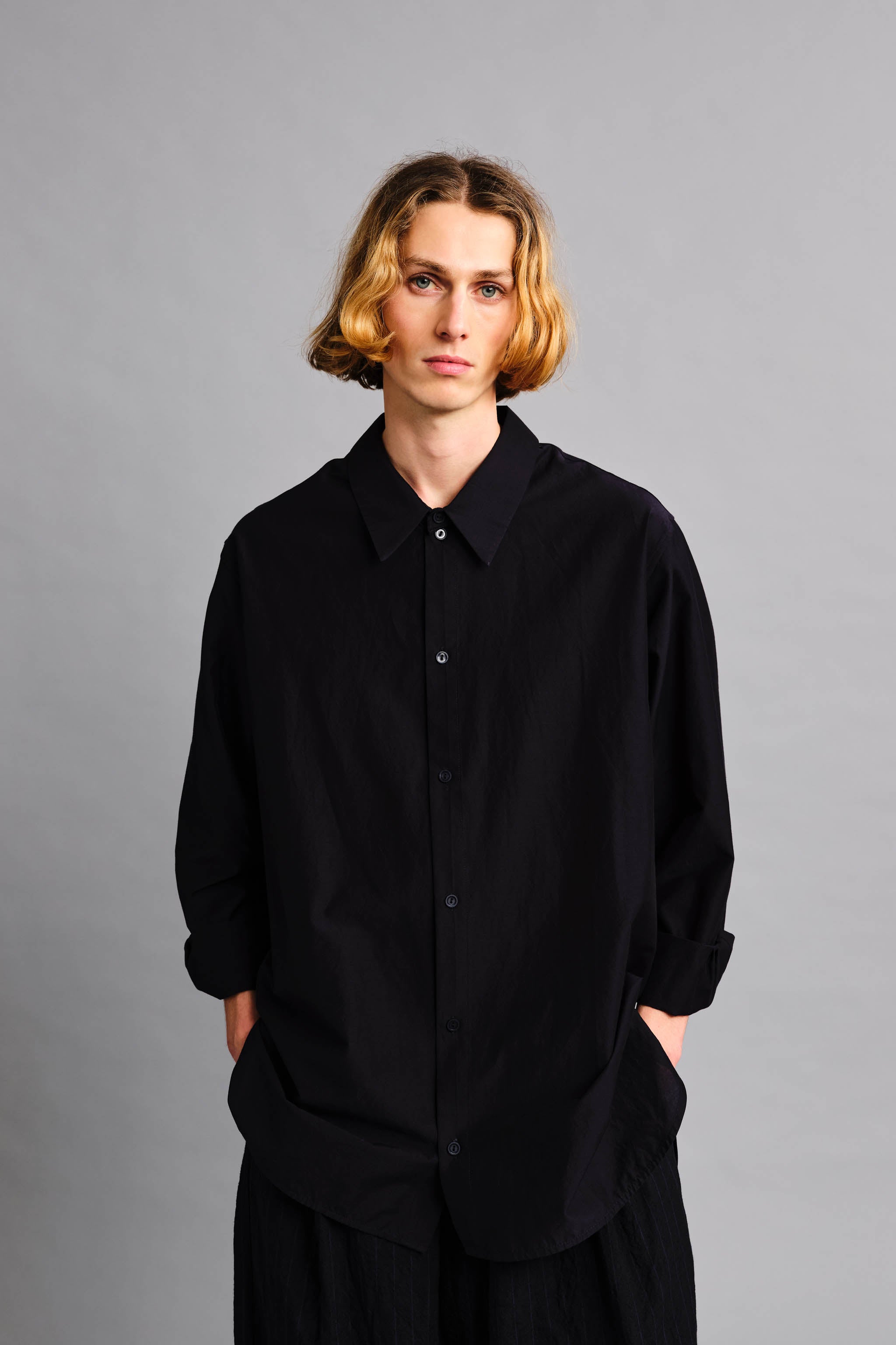 THE CUTLER SHIRT / COTTON SILK INK