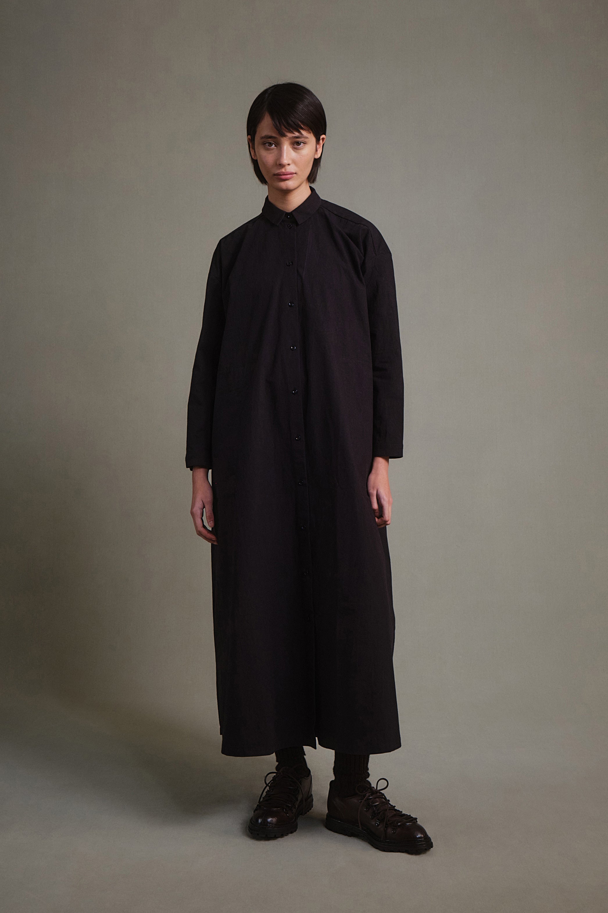 THE DRAUGHTSMAN DRESS / COTTON FLINT