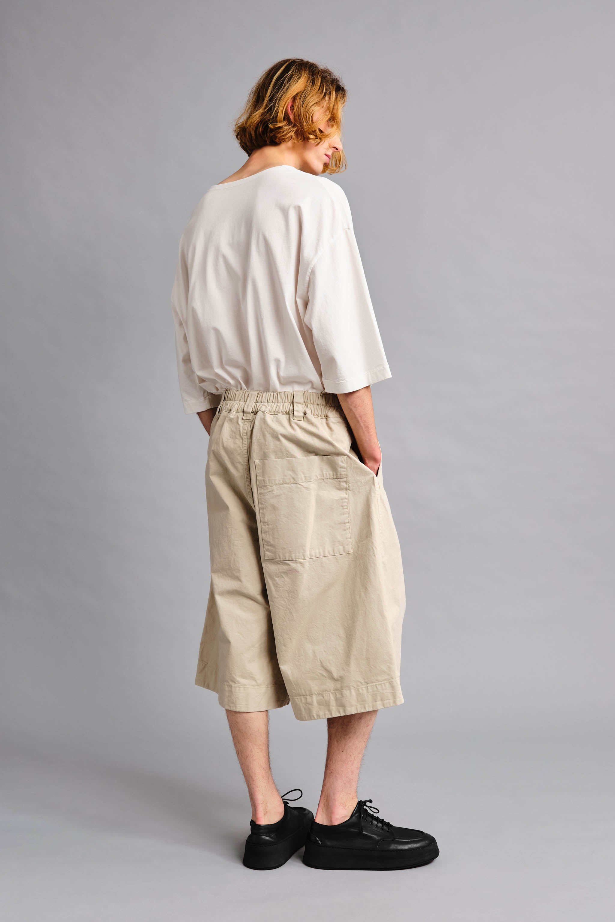 THE EXPLORER SHORT / WORK TWILL PORRIDGE