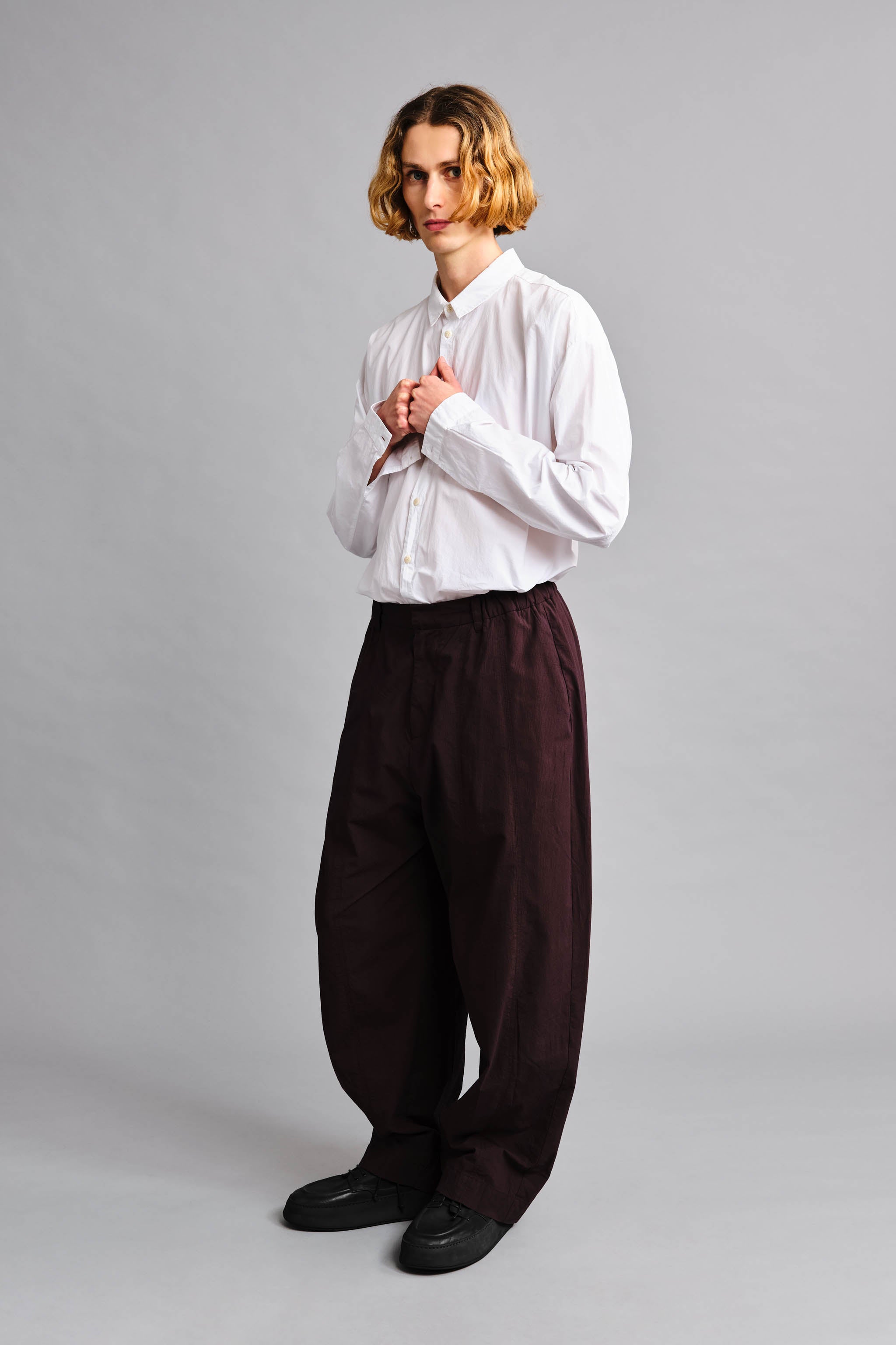 THE HIKER TROUSER FINE / RIPSTOP COTTON COFFEE