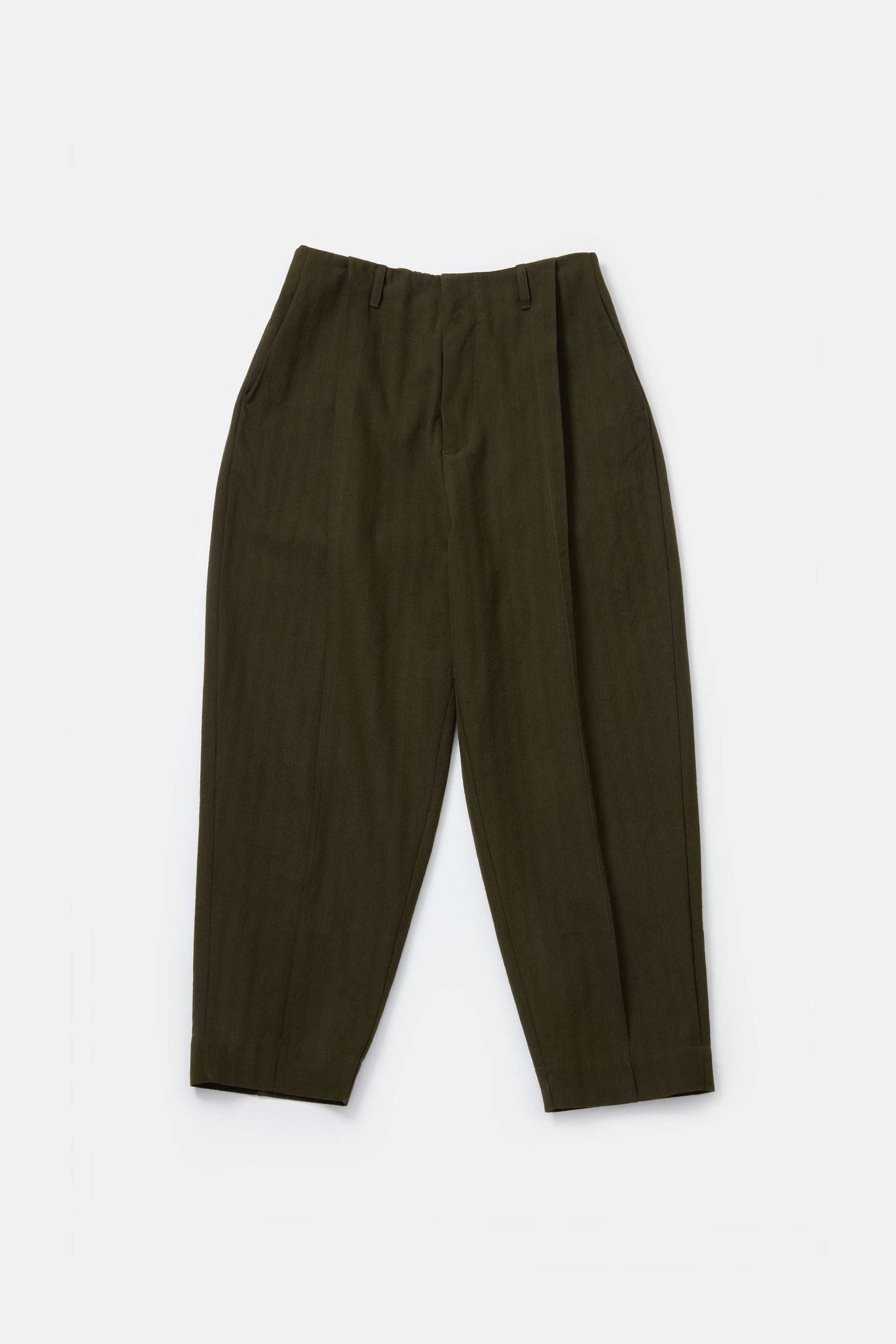 THE LIBRARIAN TROUSER / HERRINGBONE SUITING HEATH