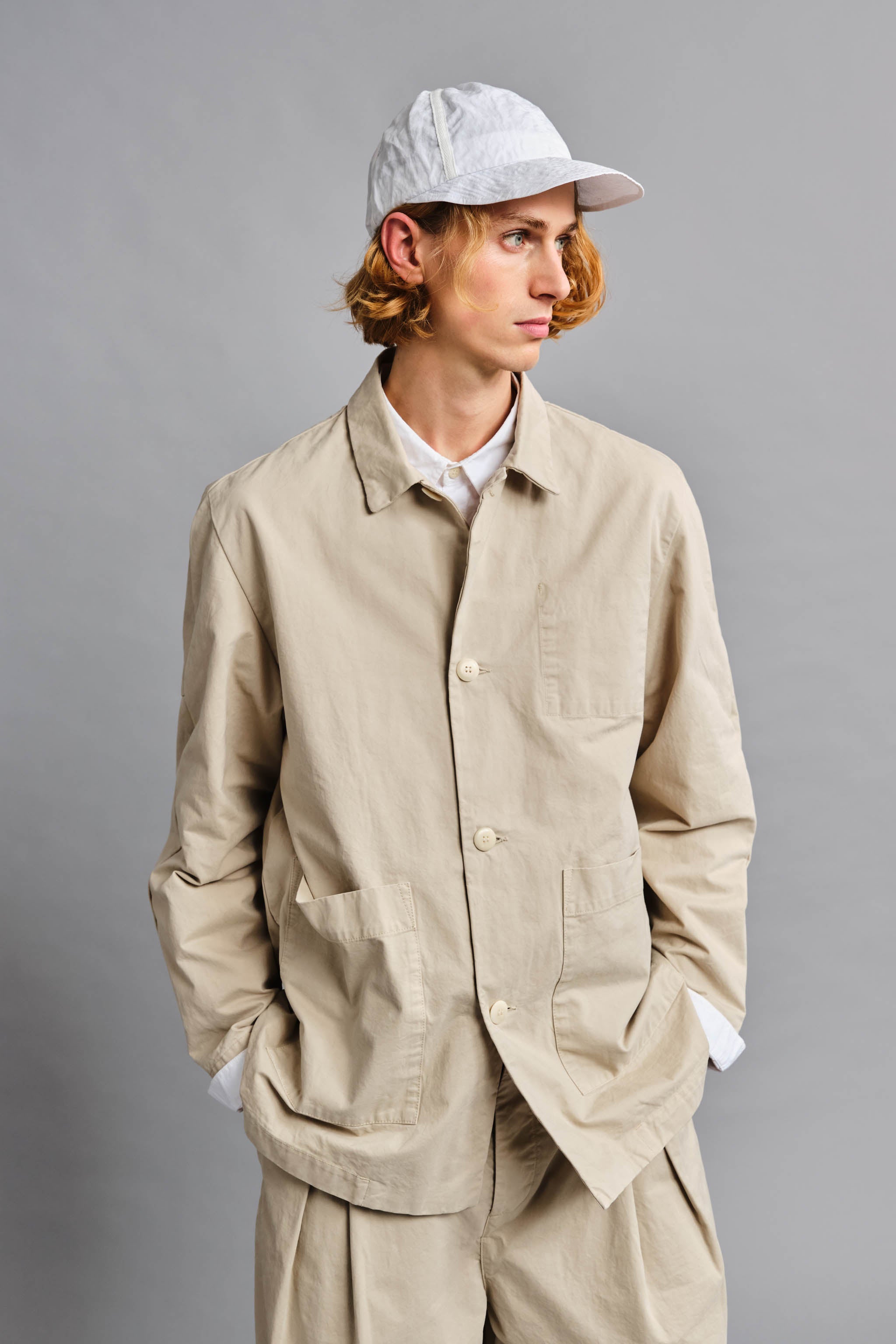 THE MECHANIC JACKET / WORK TWILL PORRIDGE