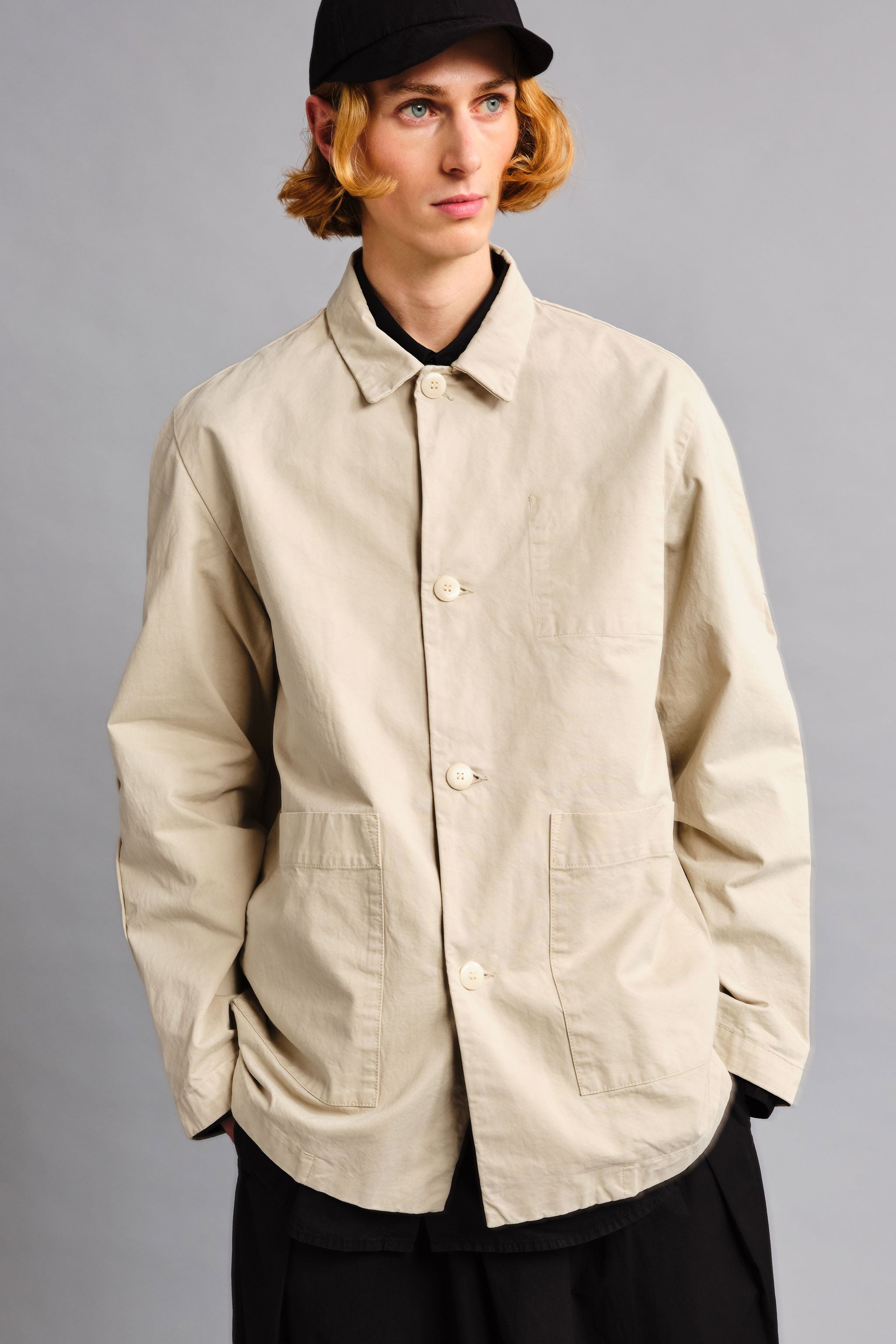 THE MECHANIC JACKET / WORK TWILL PORRIDGE