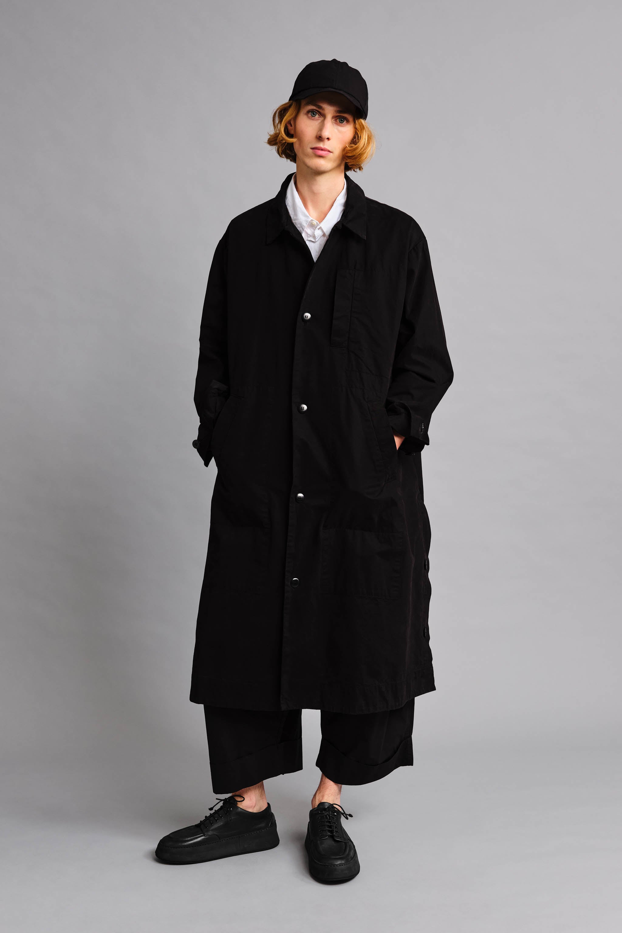 THE MESSENGER COAT / WORK TWILL FLINT