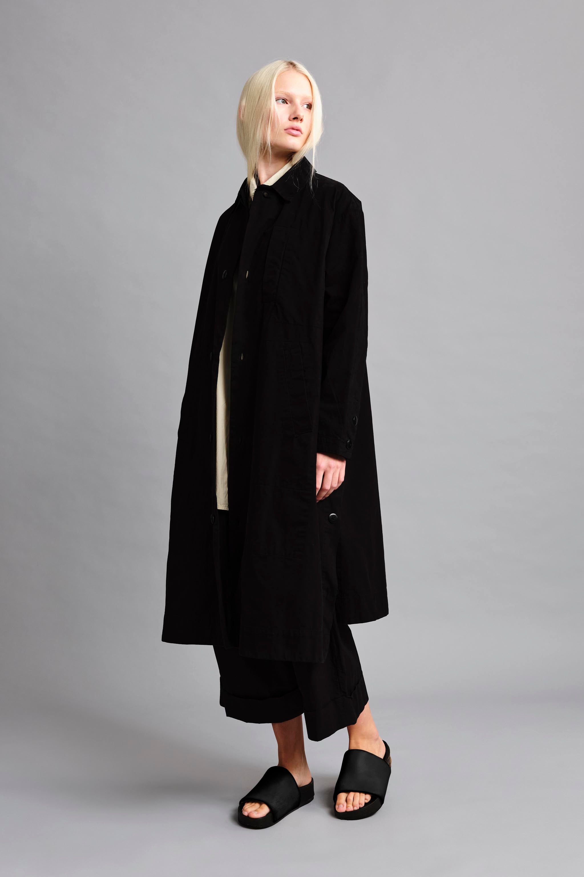 THE MESSENGER COAT / WORK TWILL FLINT