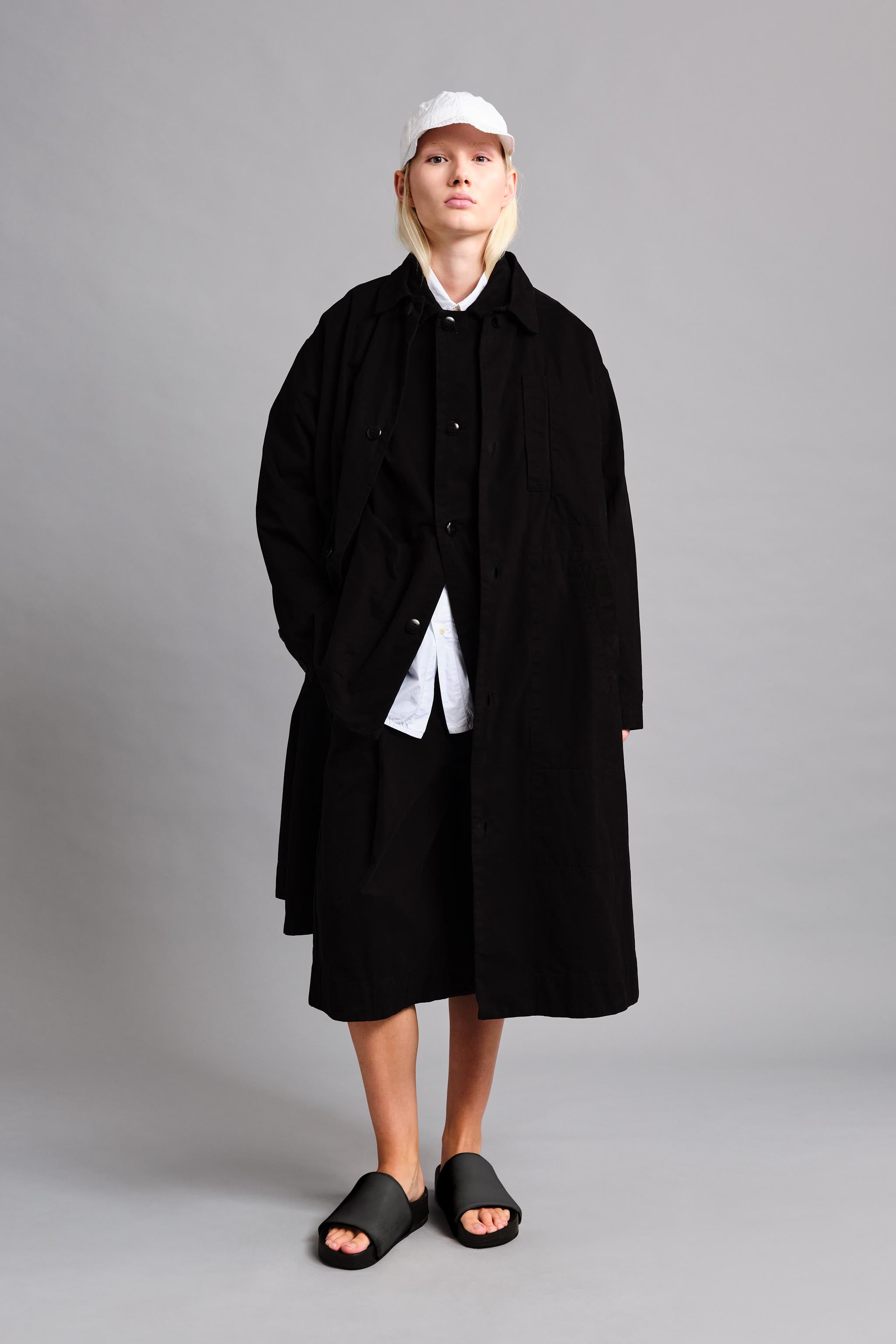 THE MESSENGER COAT / WORK TWILL FLINT