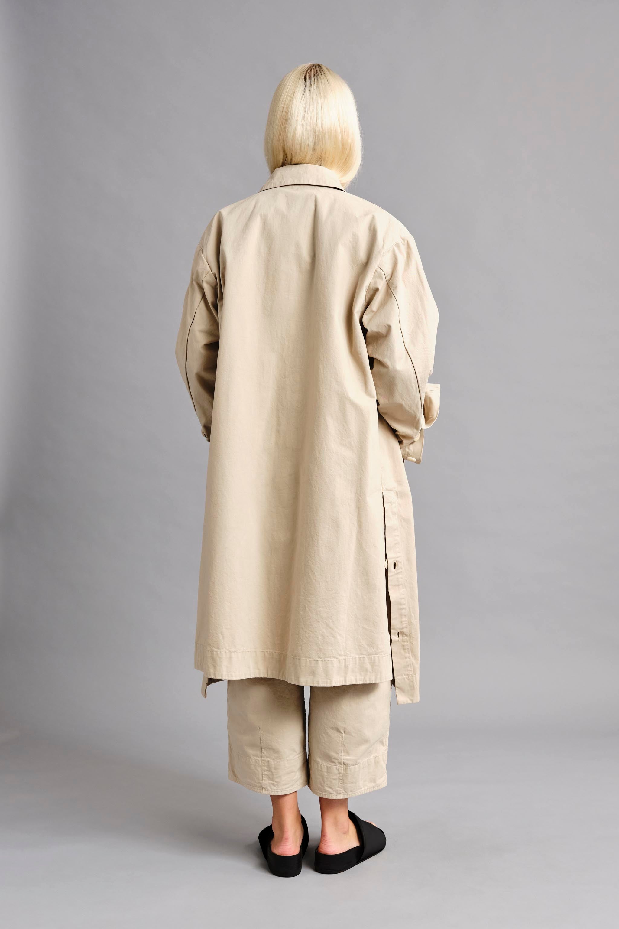 THE MESSENGER COAT / WORK TWILL PORRIDGE