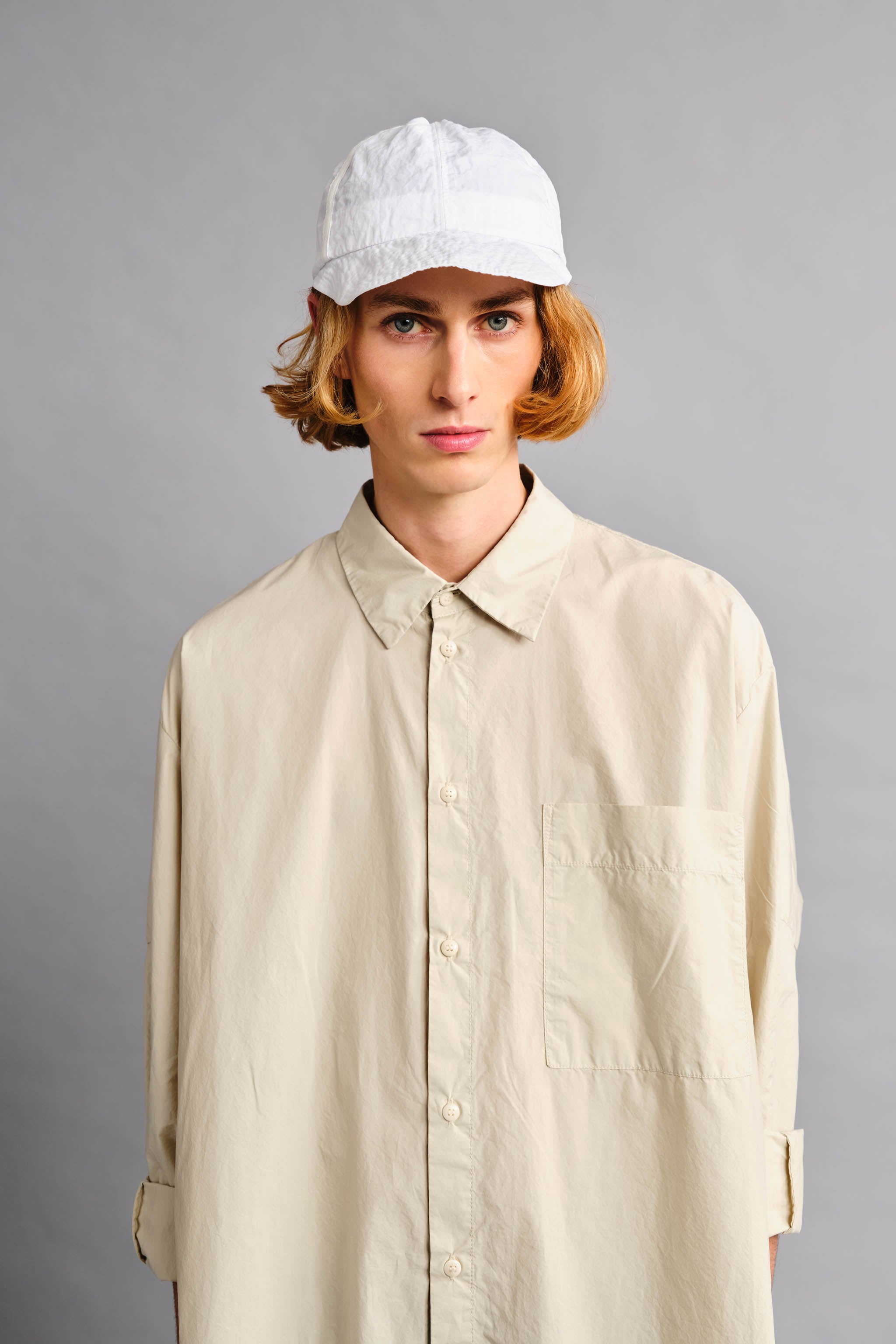 THE PAINTER SHIRT / POPLIN PORRIDGE