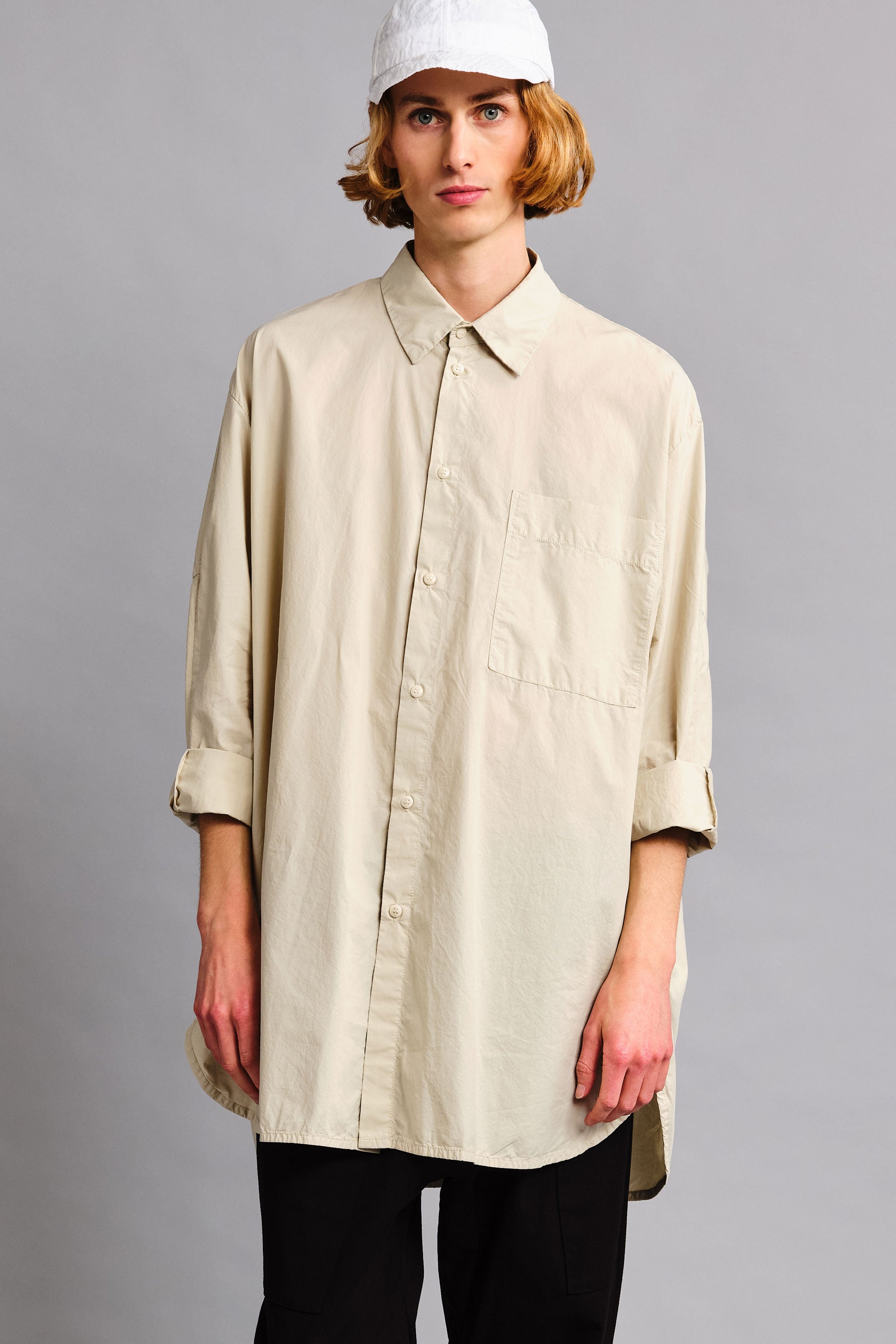 THE PAINTER SHIRT / POPLIN PORRIDGE