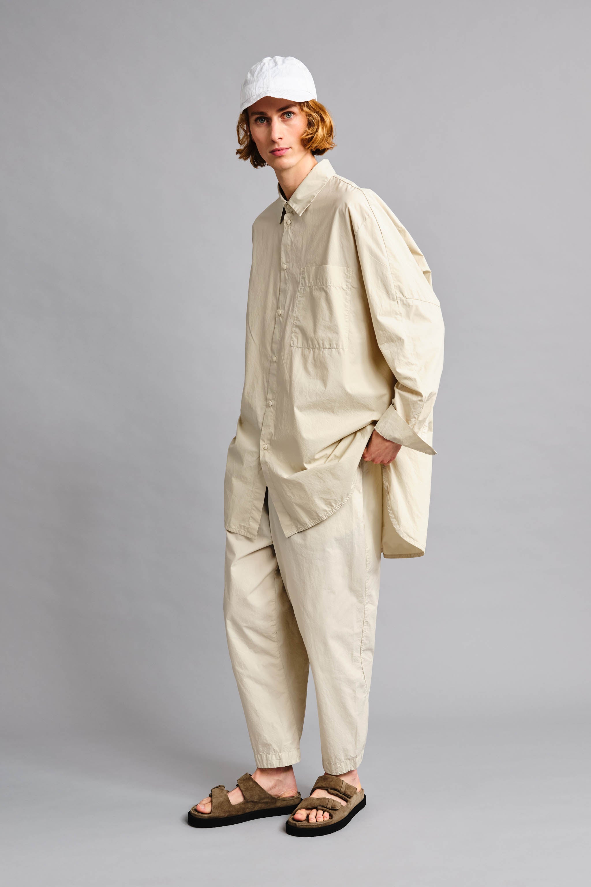 THE PAINTER SHIRT / POPLIN PORRIDGE