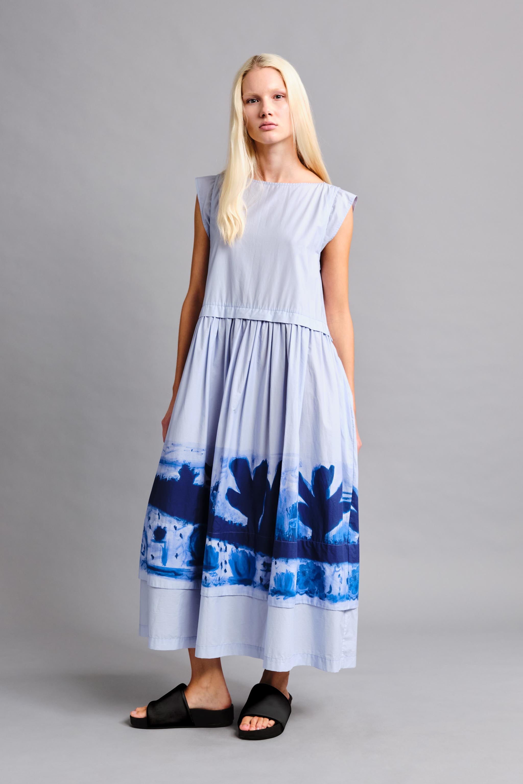 THE POTTER DRESS / WILLOW PATTERN APRON