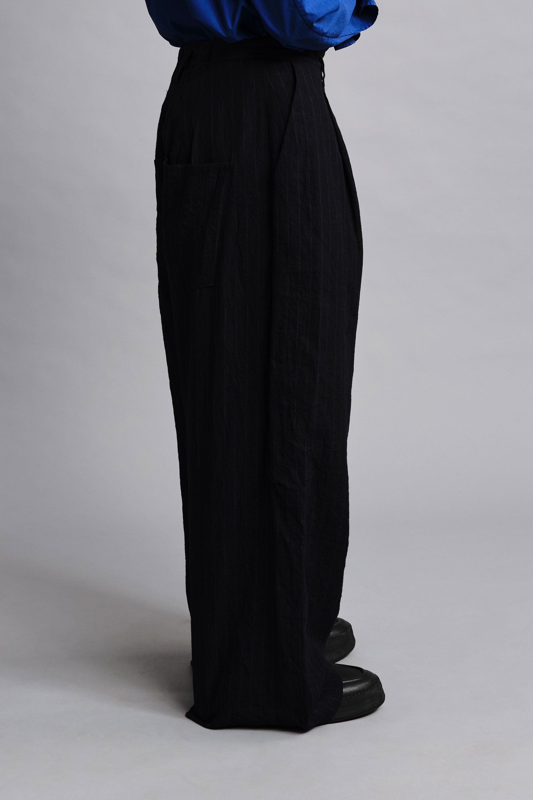 THE POTTER TROUSER / BUTCHER STRIPE INK