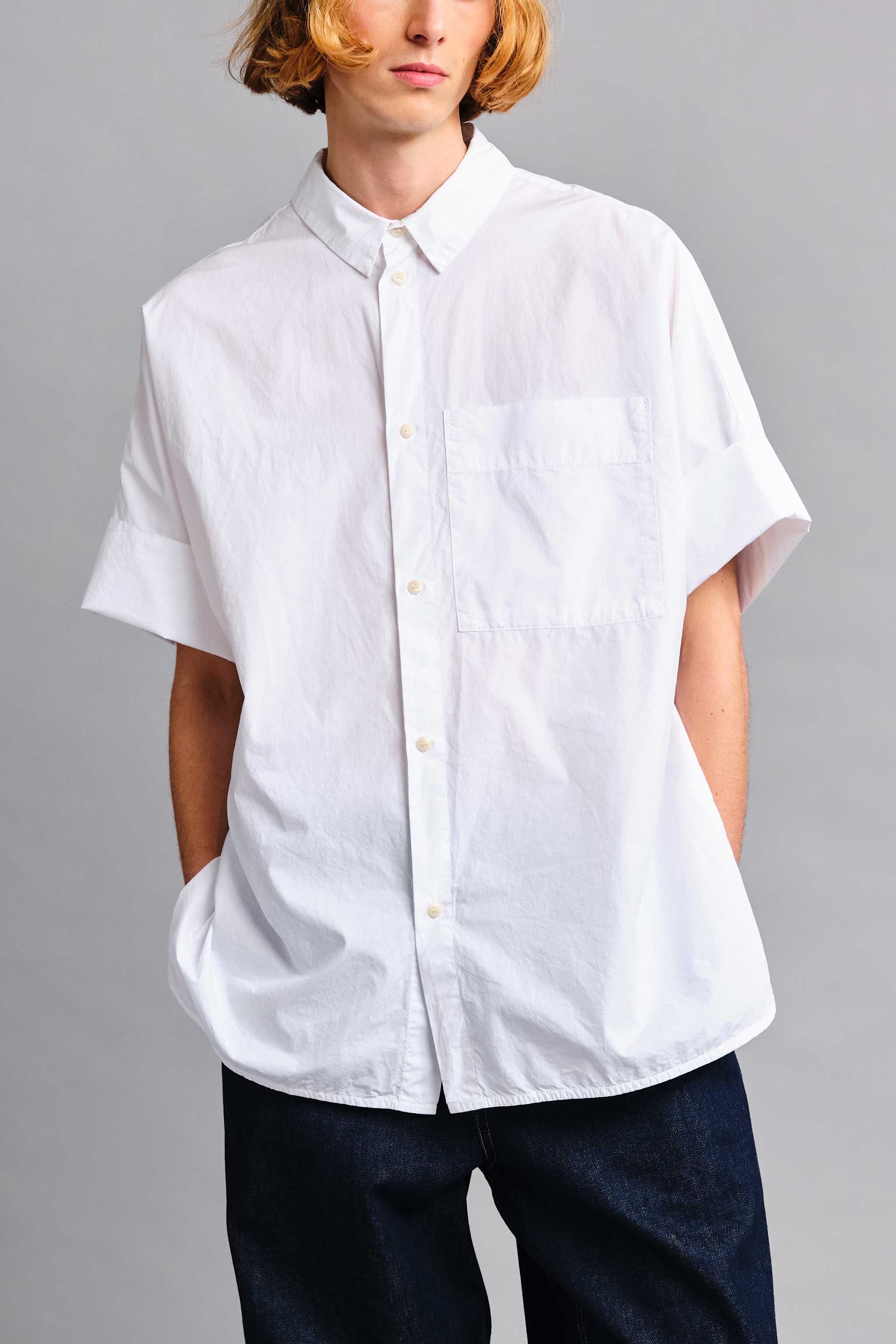 THE TINKER SHIRT / POPLIN CHALK