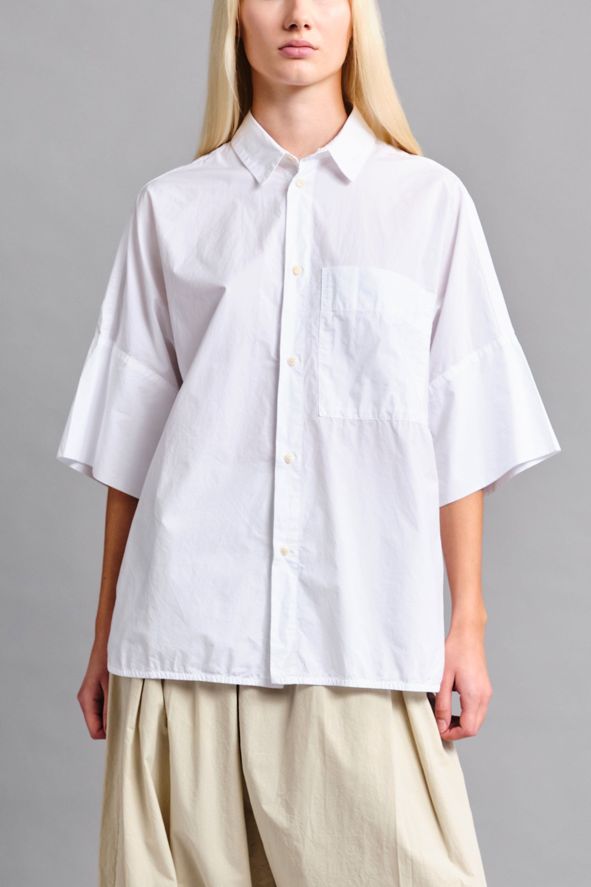 THE TINKER SHIRT / POPLIN CHALK