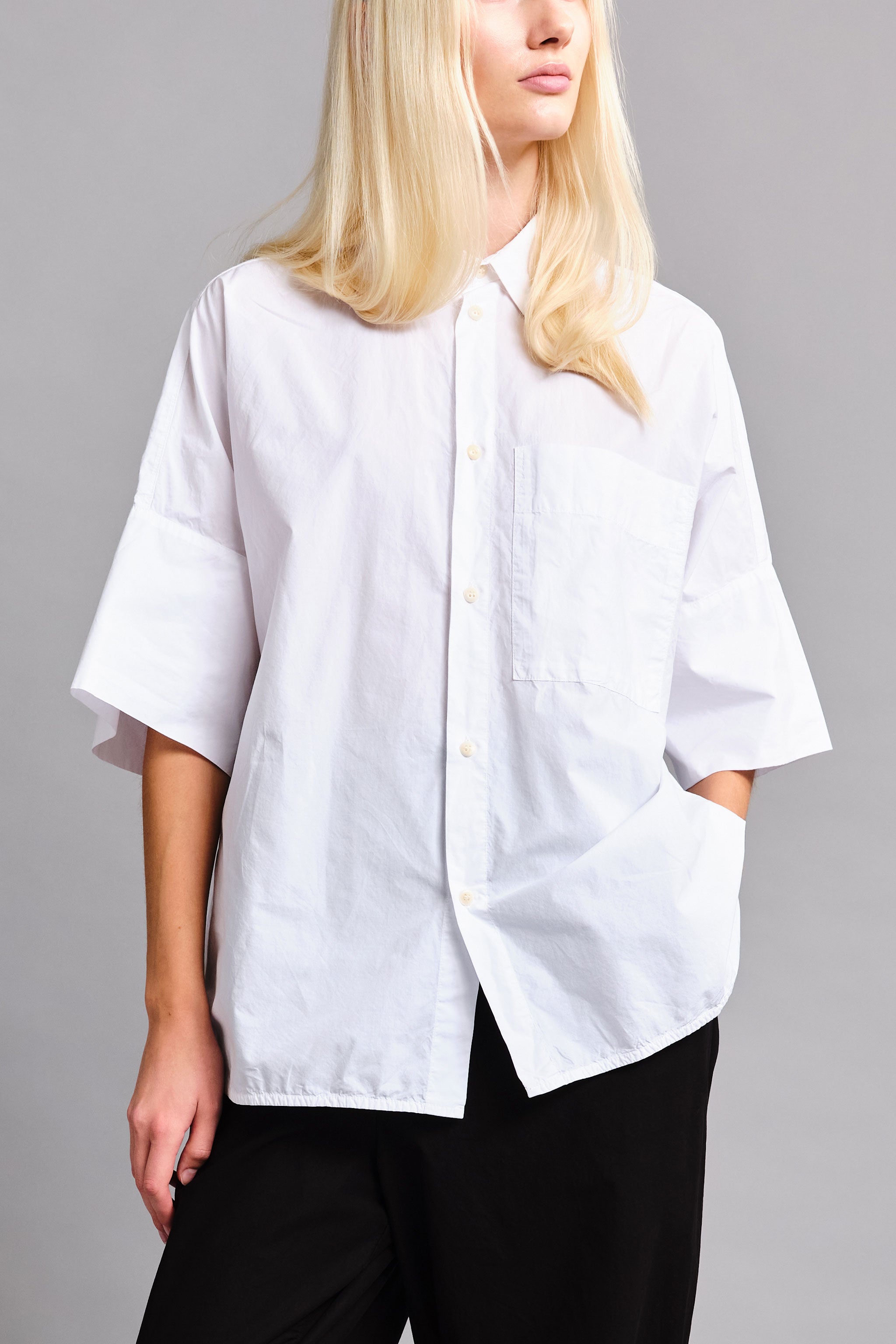 THE TINKER SHIRT / POPLIN CHALK