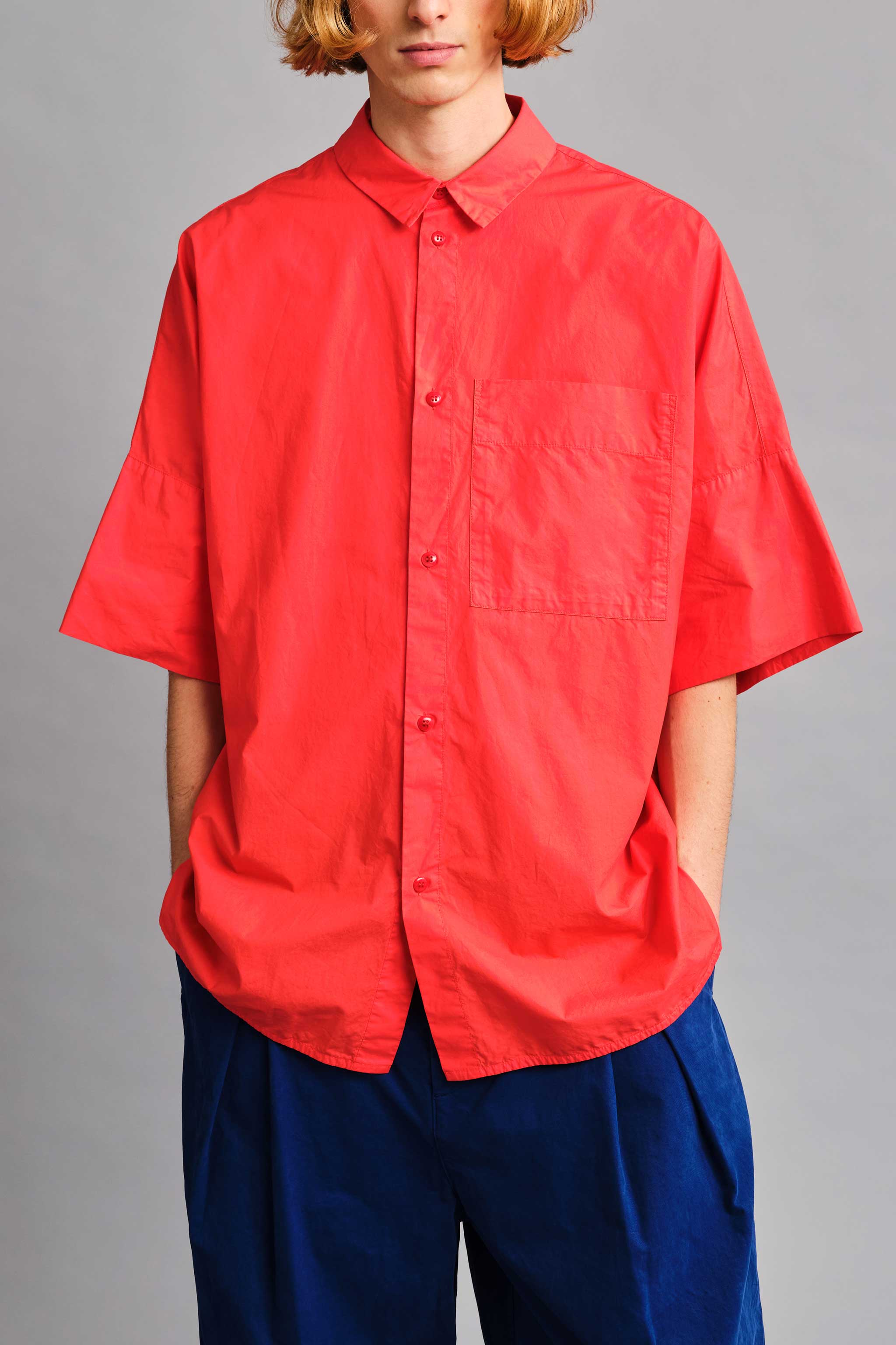 THE TINKER SHIRT / POPLIN TOMATO