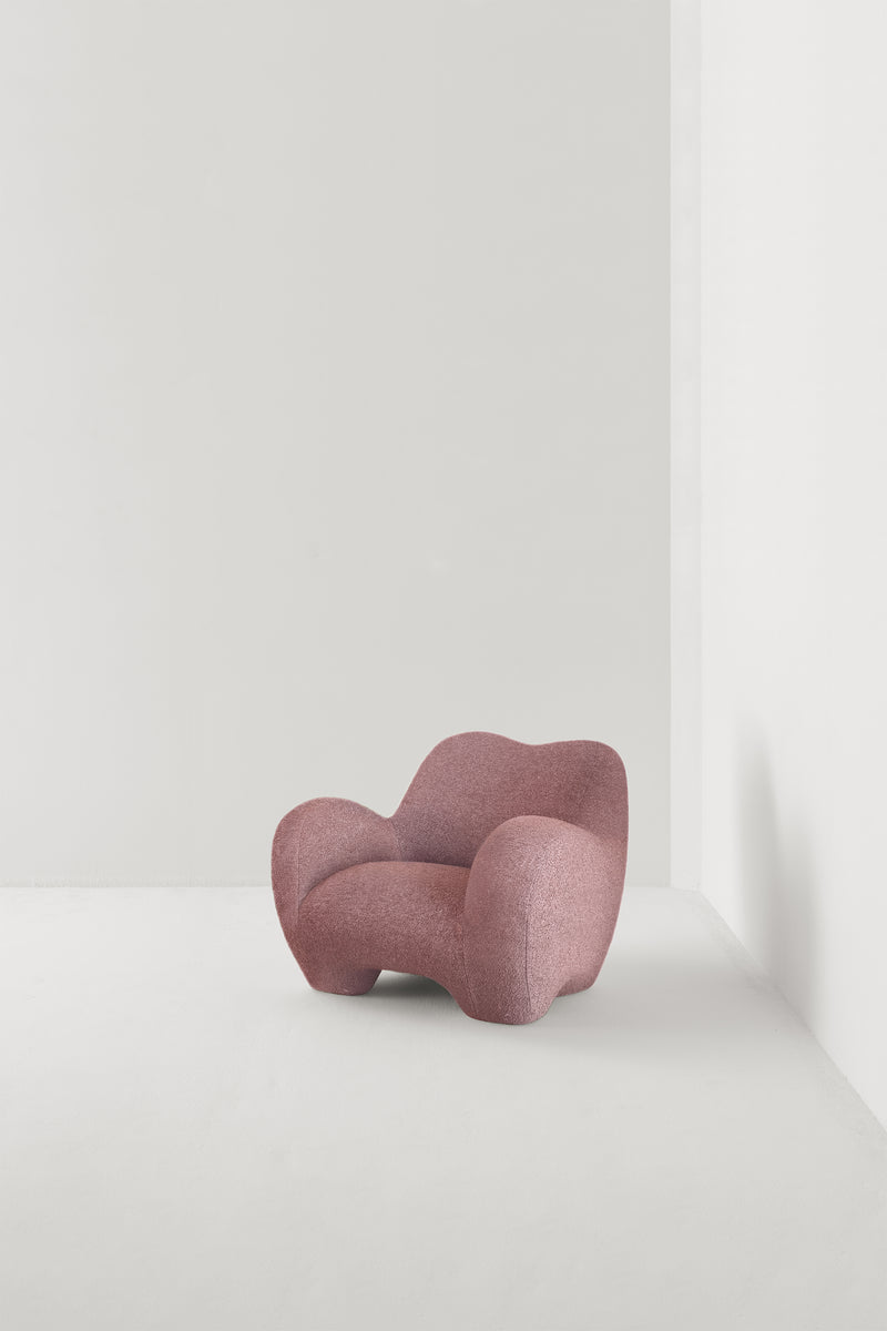 GUMMY CHAIR / ISMAY BOUCLE CORAL