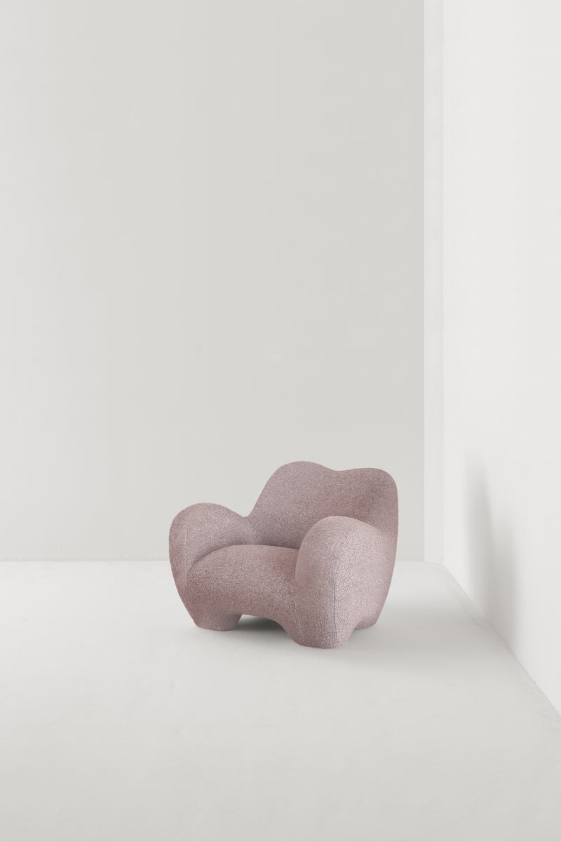 GUMMY CHAIR / ISMAY BOUCLE PEARL