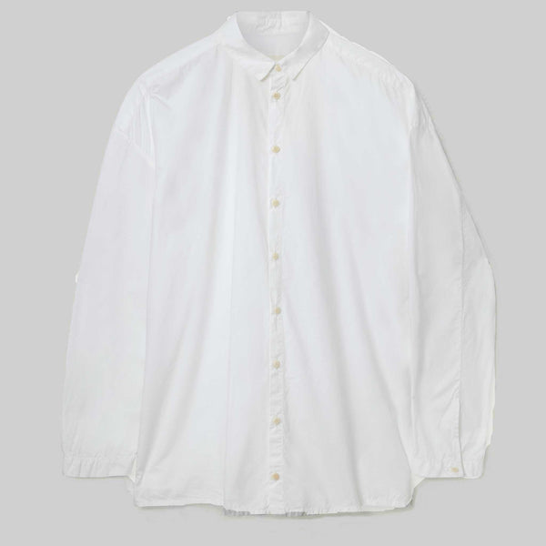 THE DRAUGHTSMAN SHIRT / POPLIN CHALK