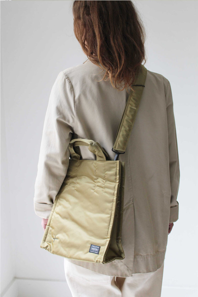 TOOGOOD X PORTER YOSHIDA & Co / THE REPORTER SATCHEL KHAKI