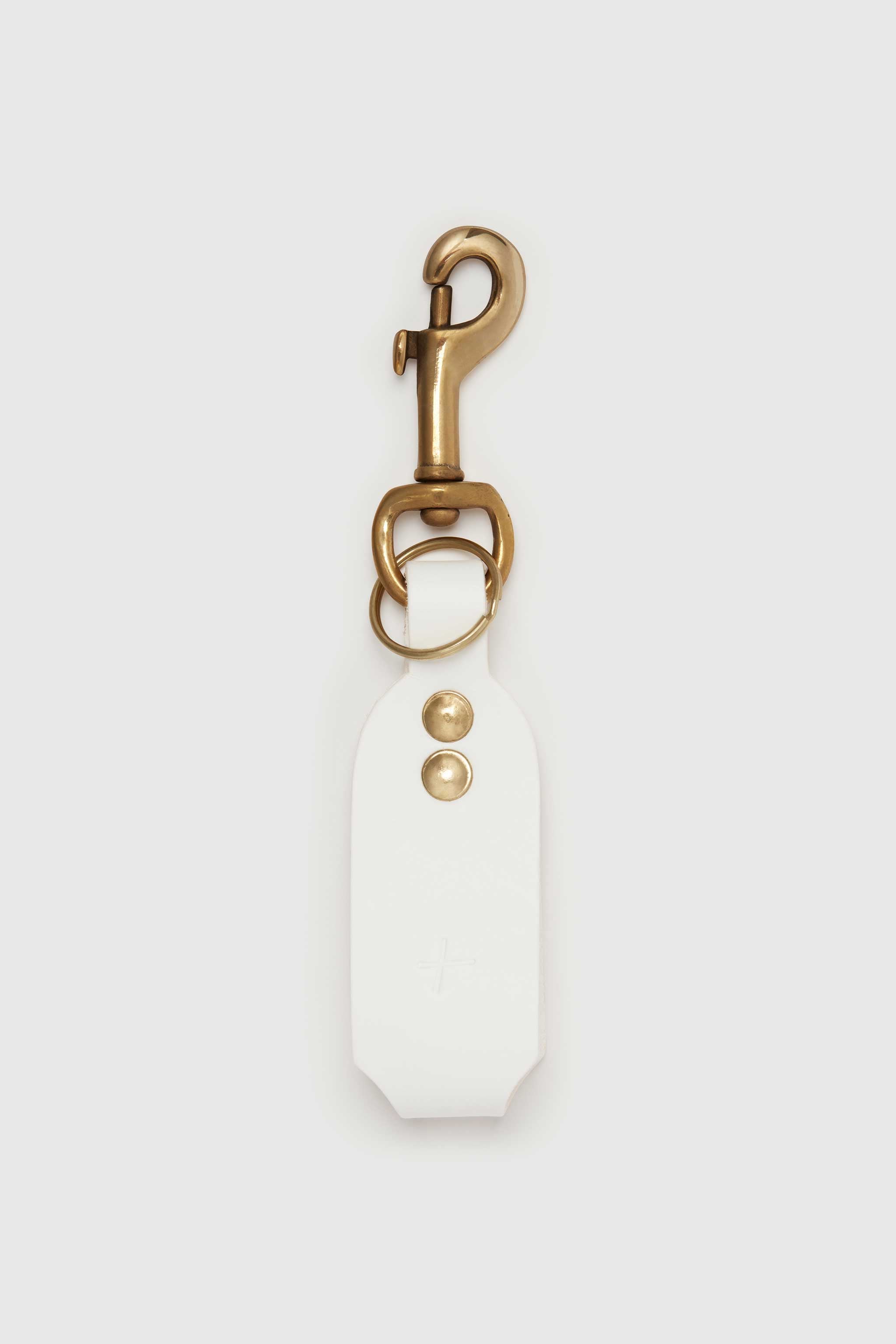 THE WARDEN KEYRING / LEATHER CHALK