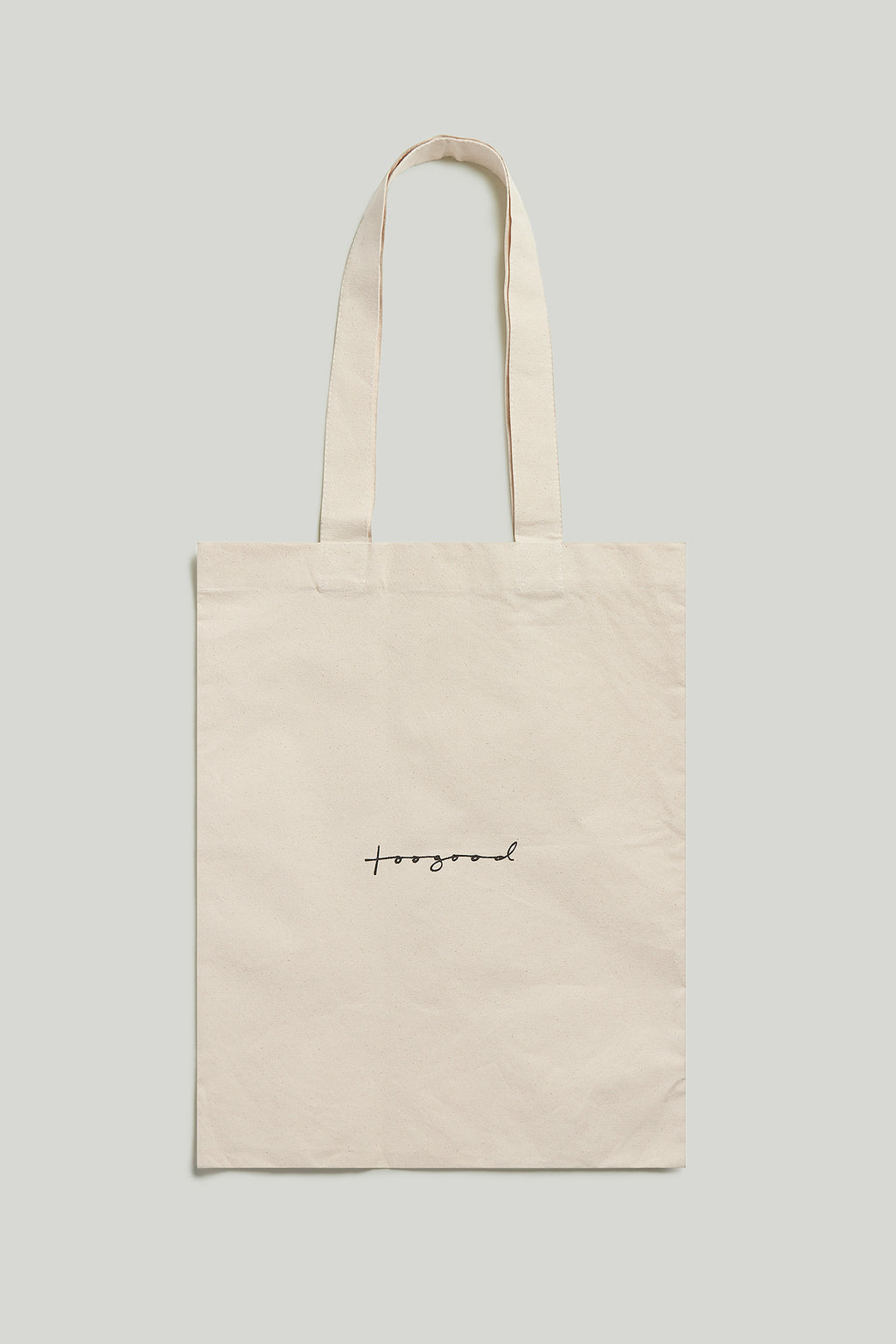 100% Cotton Canvas Toogood Oversized Rectangle Tote - Cream